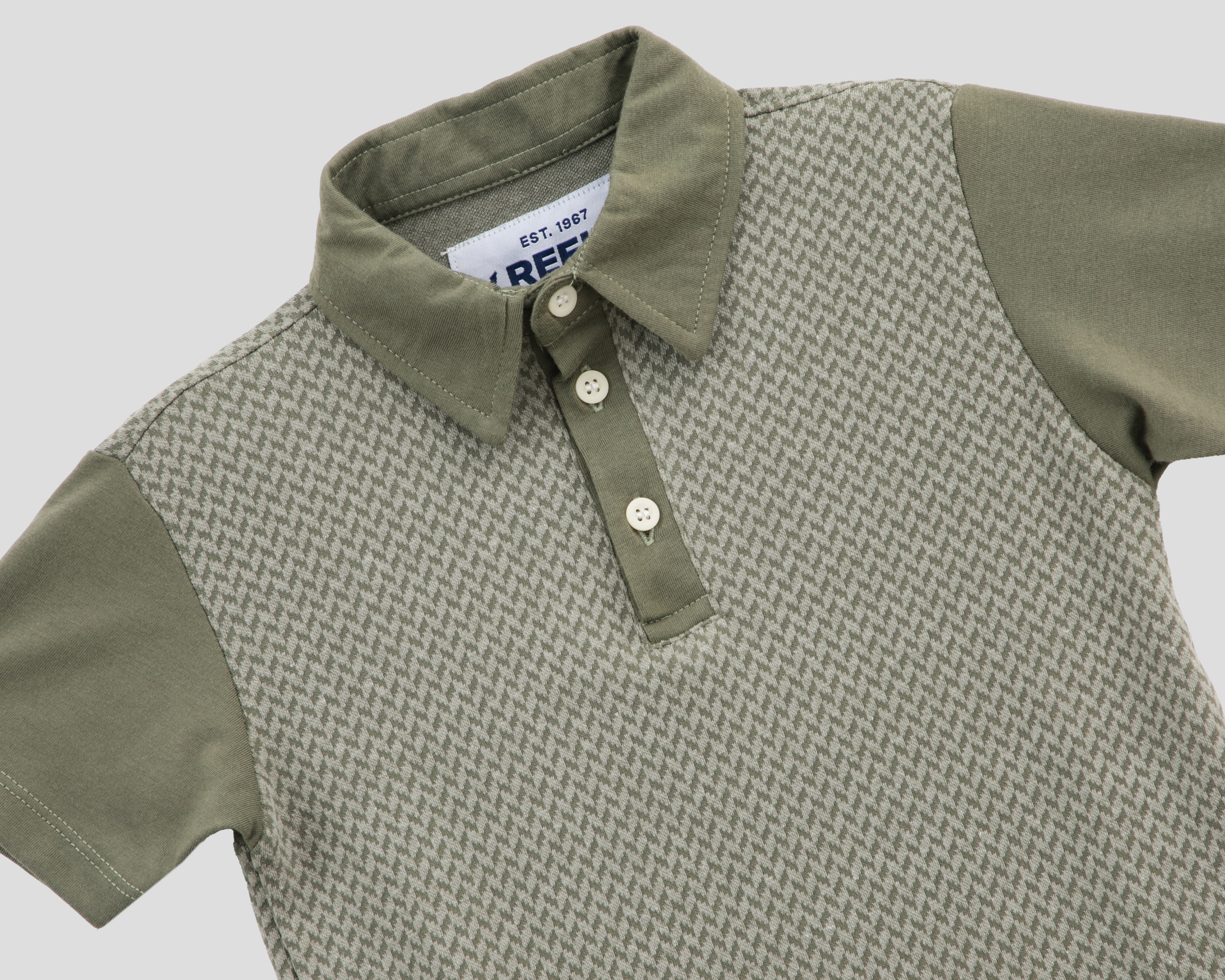 Foto 4 pulgar | Foto 3 | Playera Polo Refill Verde para Niño