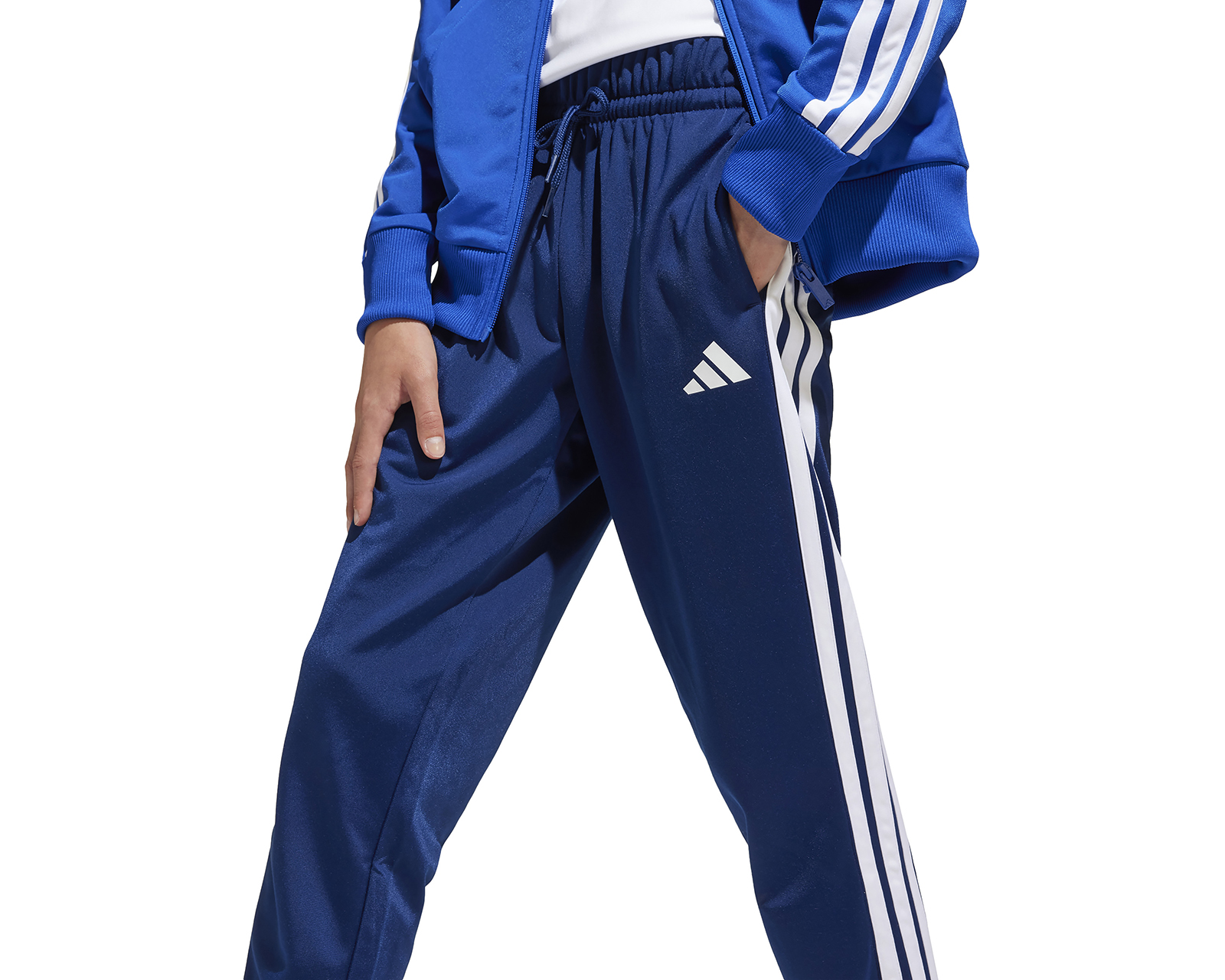 Foto 5 pulgar | Foto 4 | Pants y Chamarra Adidas Seasonal Essentials Tiberio Tricot 3 Bandas Juvenil