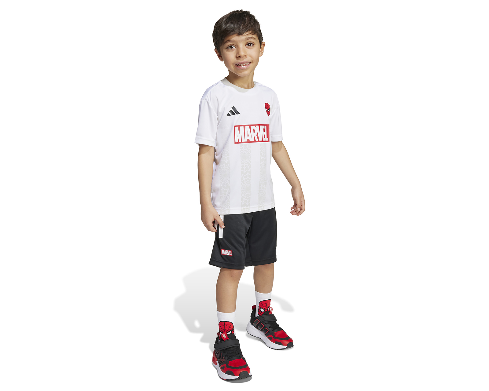 Foto 1 | Foto 1 | Conjunto Deportivo de Playera y Short Adidas Marvel Spider-Man Climacool para Niño