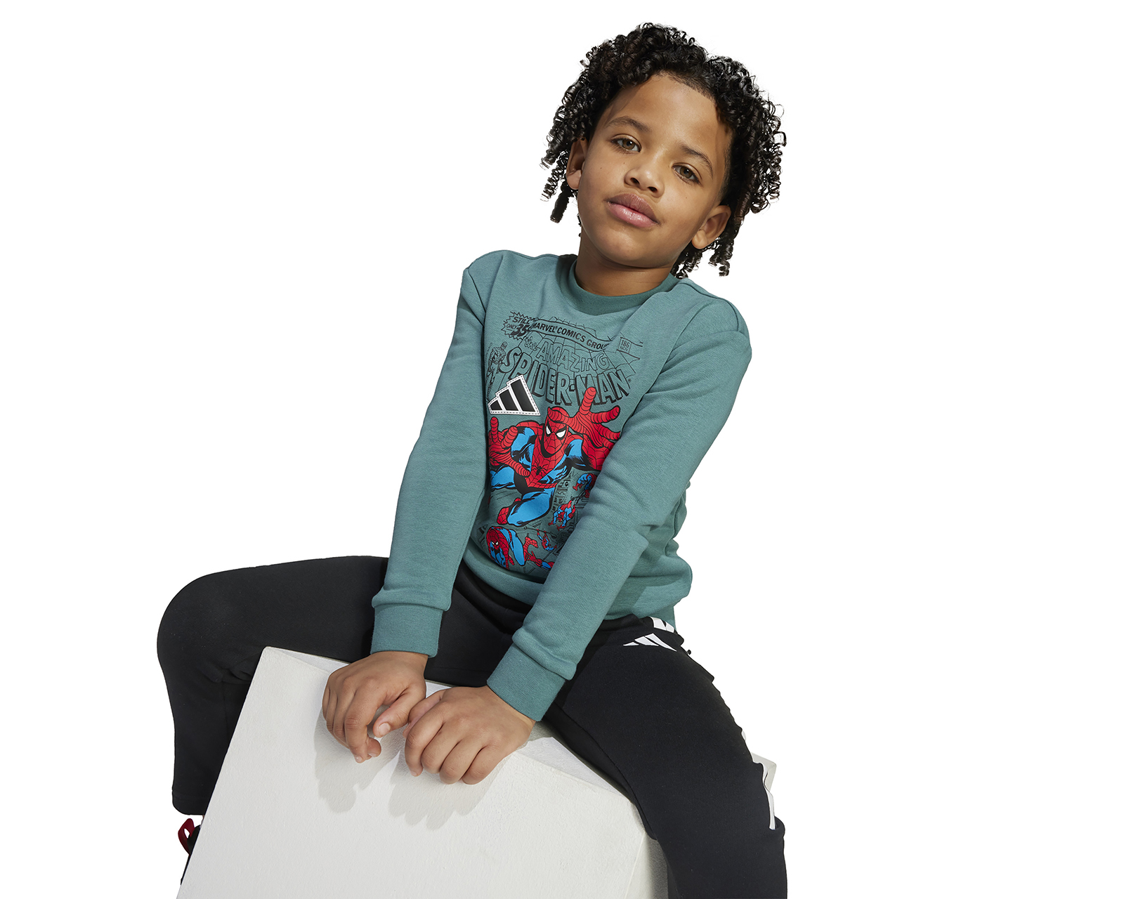 Foto 4 | Foto 4 | Pants y Sudadera Adidas Marvel Spider-Man para Niño