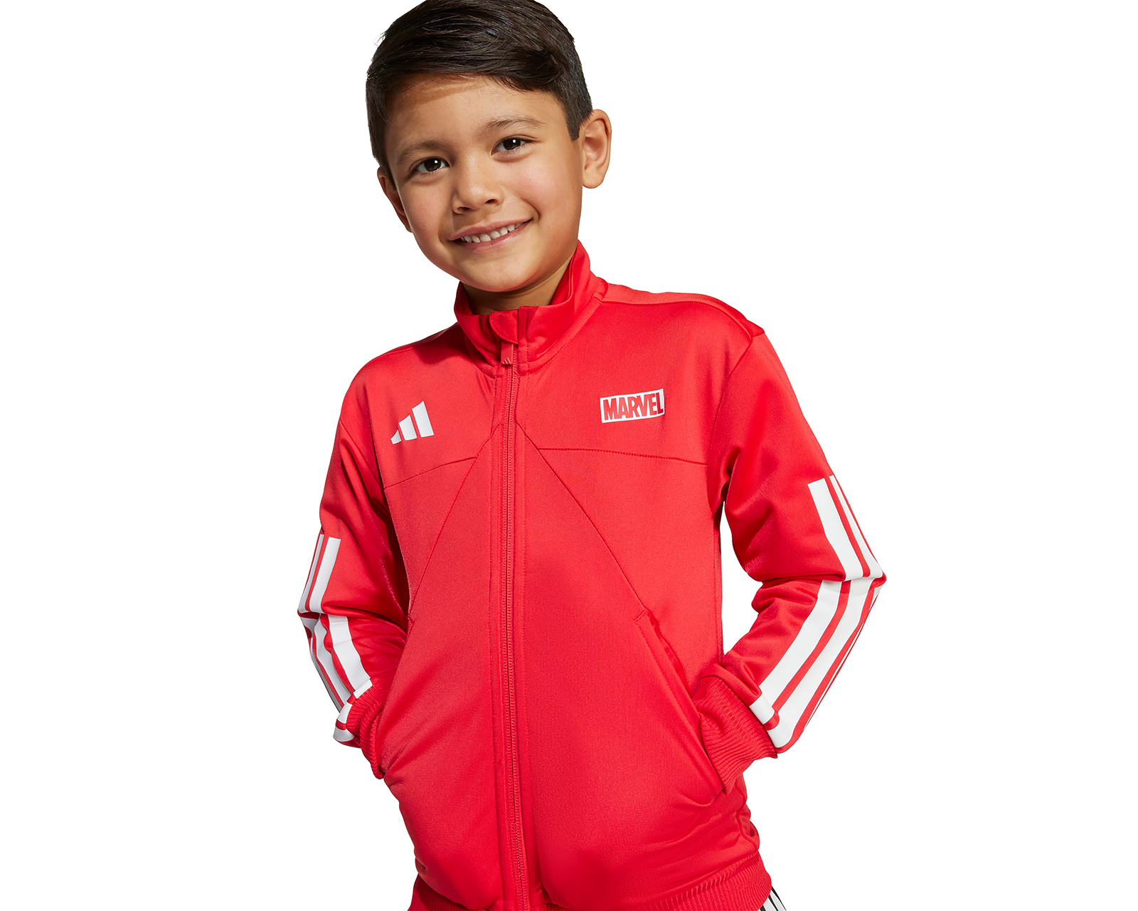 Foto 4 pulgar | Foto 3 | Pants y Chamarra Adidas Marvel Spider-Man para Niño