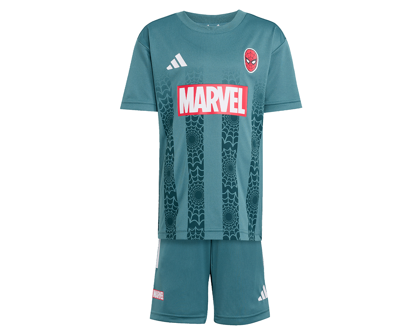 Foto 5 | Foto 5 | Playera y Short Adidas Marvel Hombre Araña Climacool para Niño