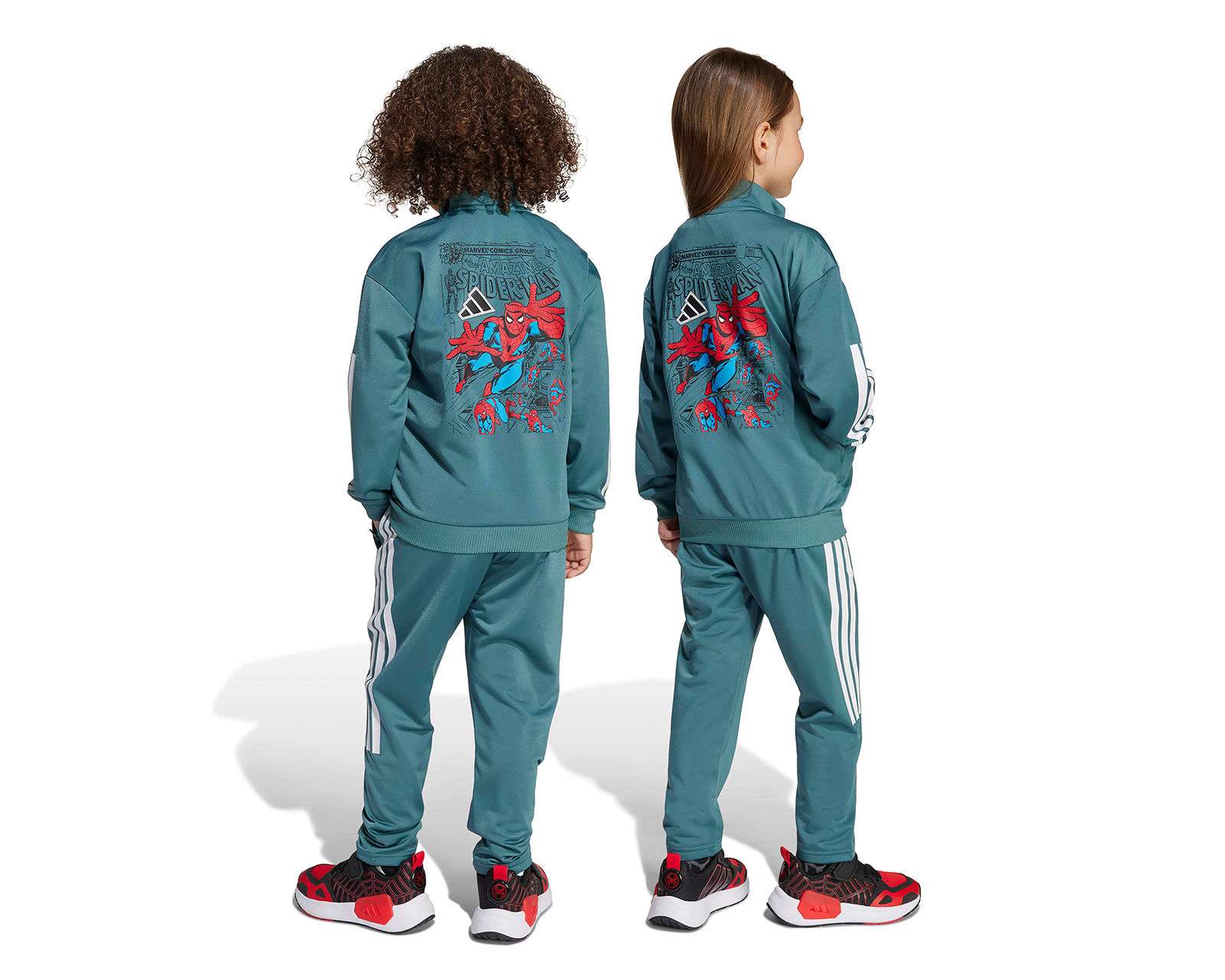 Foto 4 pulgar | Foto 3 | Pants y Chamarra Adidas Marvel Spider-Man Unisex