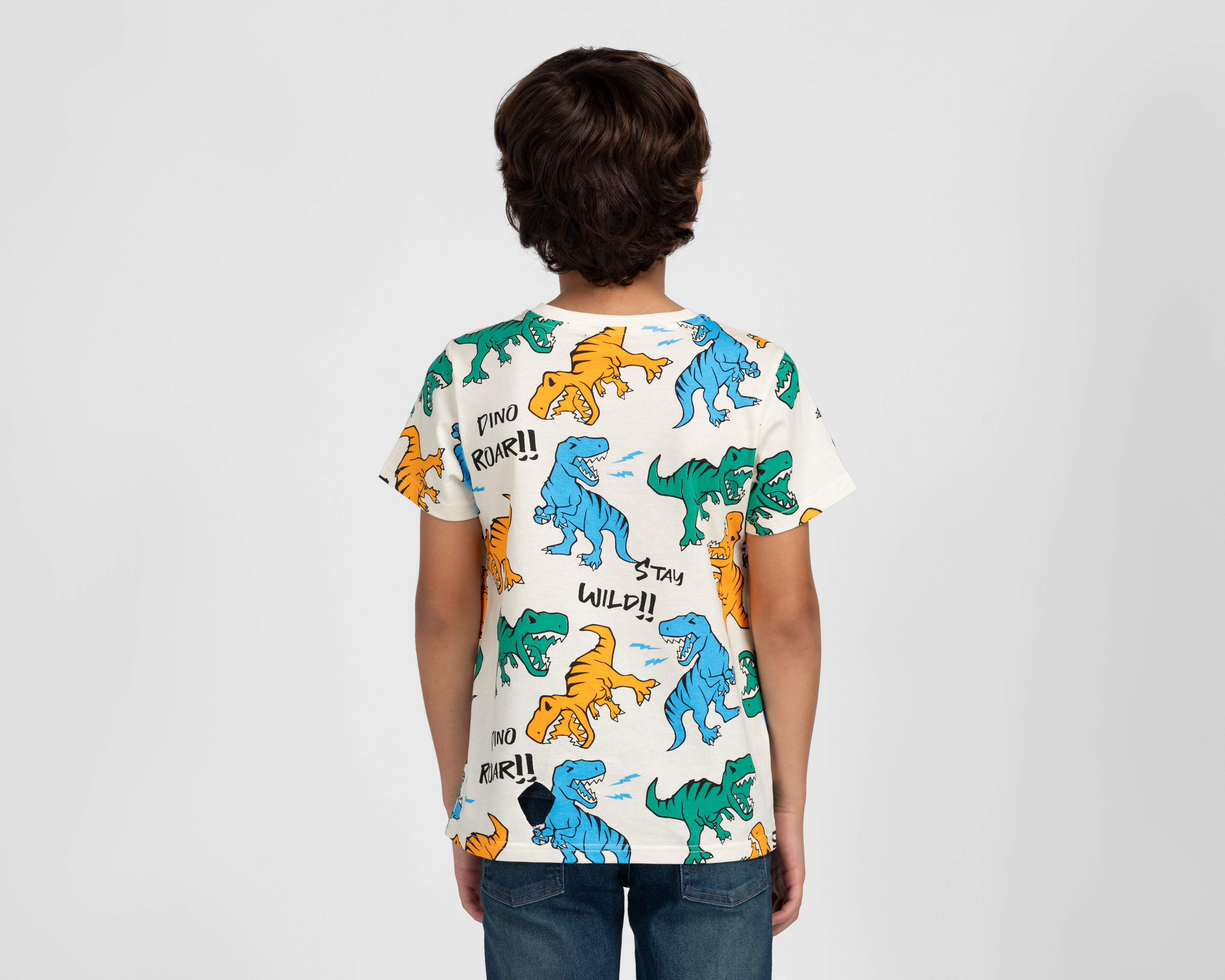 Foto 3 | Foto 3 | Playera de Cuello Redondo Multicolor Refill para Niño con Juguete