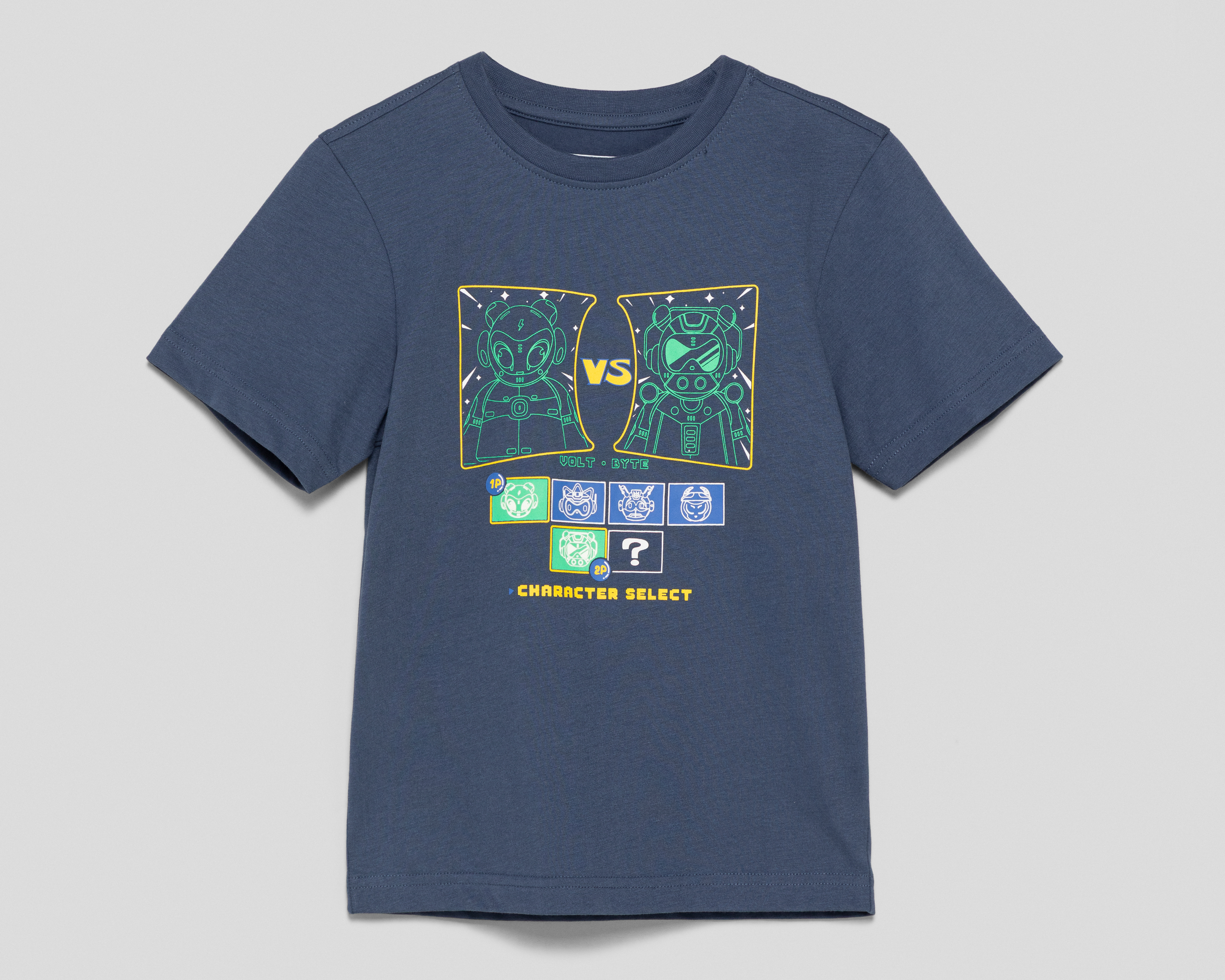 Foto 2 pulgar | Foto 1 | Playera de Cuello Redondo Azul Refill para Niño