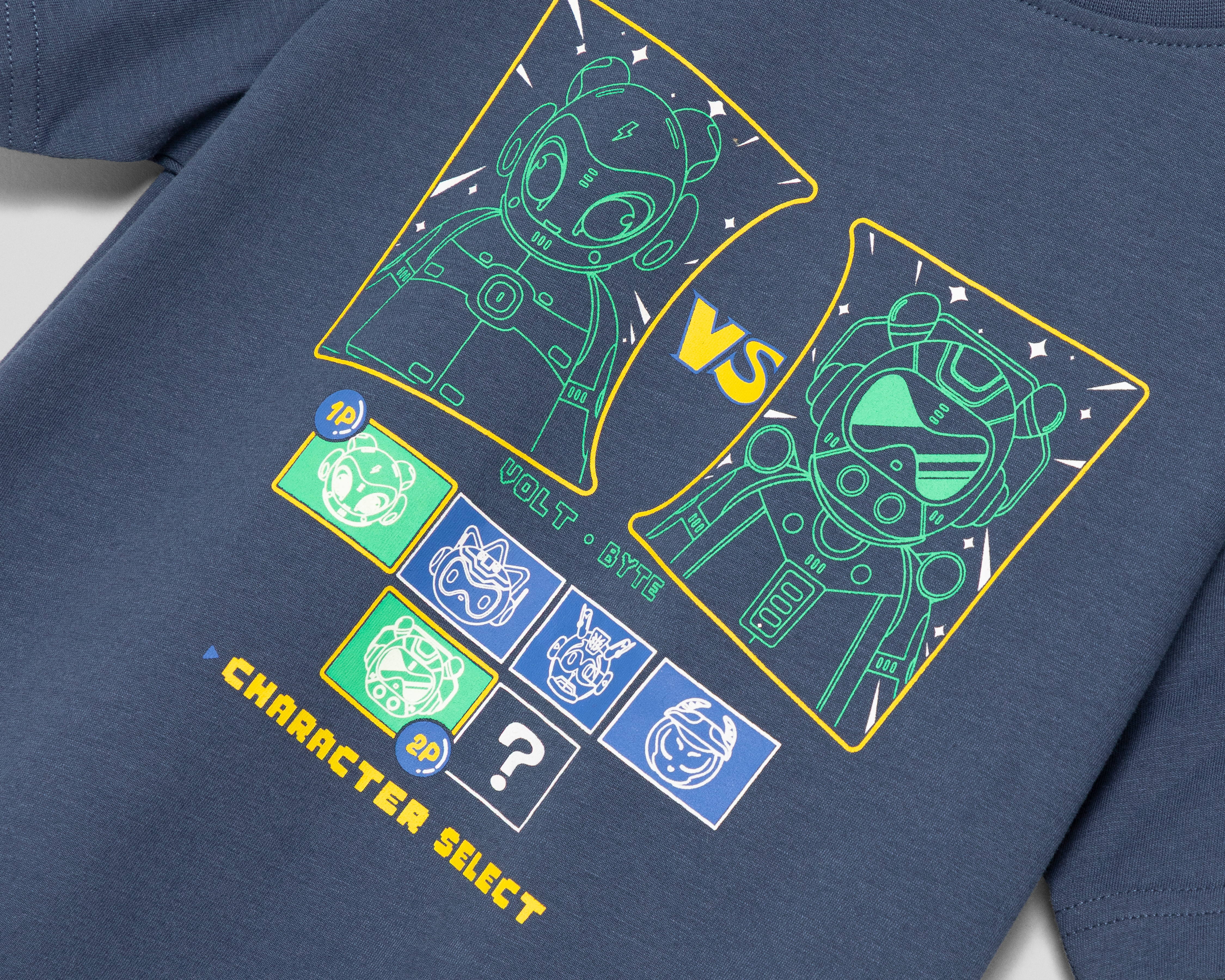 Foto 4 pulgar | Foto 3 | Playera de Cuello Redondo Azul Refill para Niño