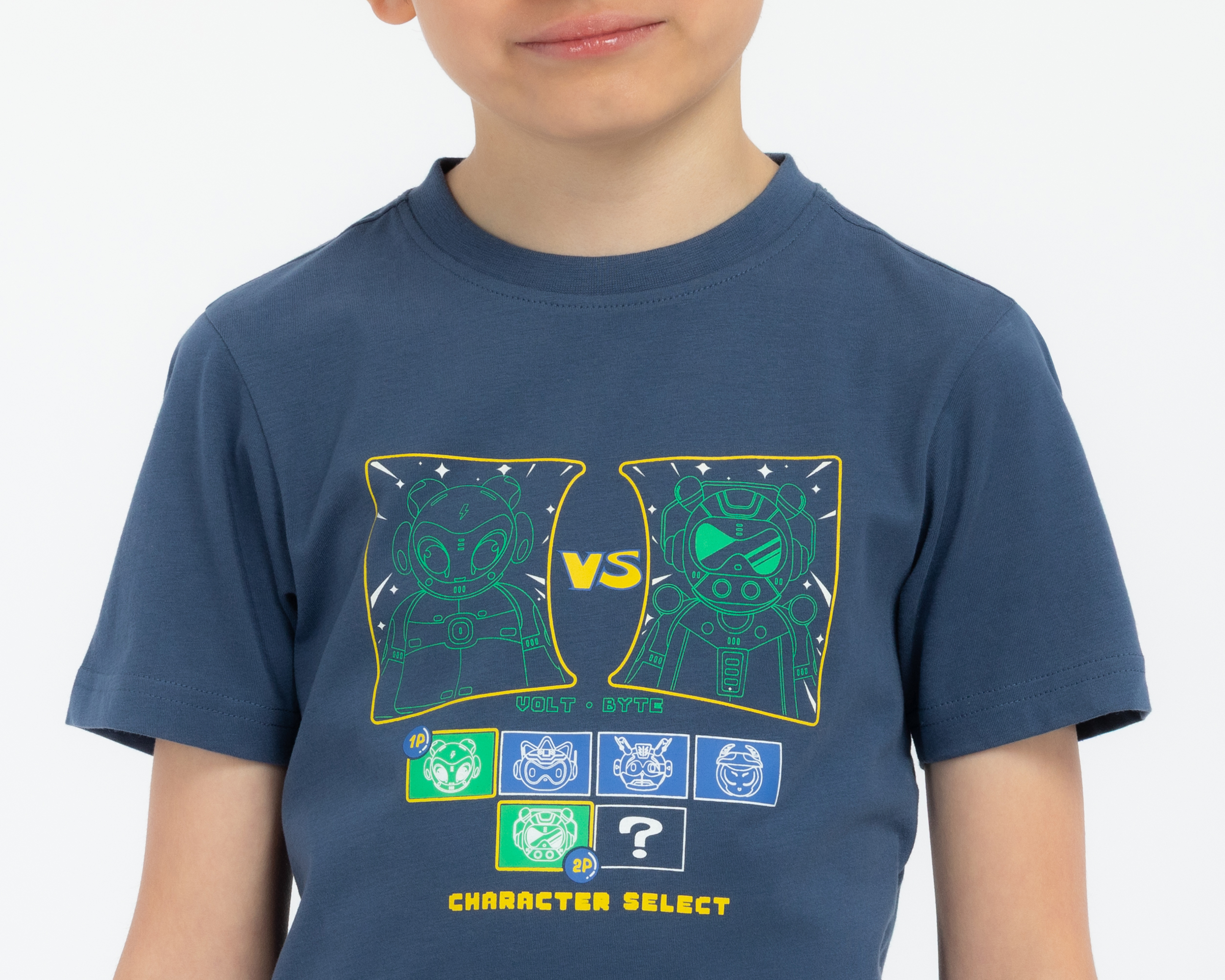 Foto 4 | Foto 4 | Playera de Cuello Redondo Azul Refill para Niño