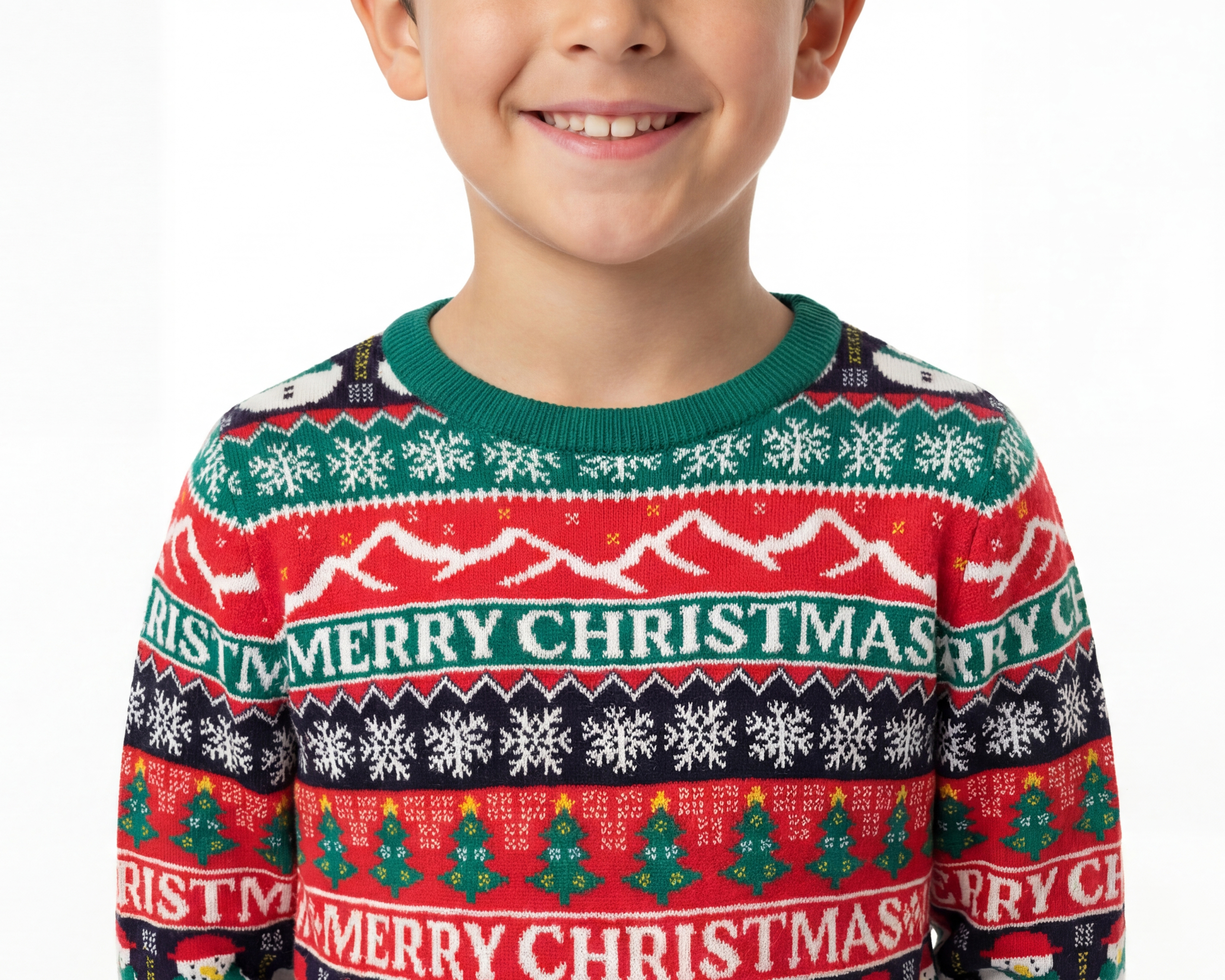 Foto 4 | Foto 4 | Suéter Navideño Merry Christmas Refill para Niño