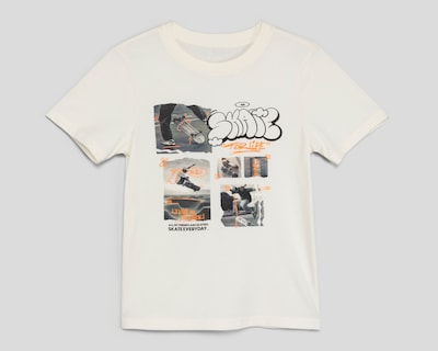 Foto 1 | Foto 1 | Playera de Cuello Redondo Blanca Neo*City Juvenil