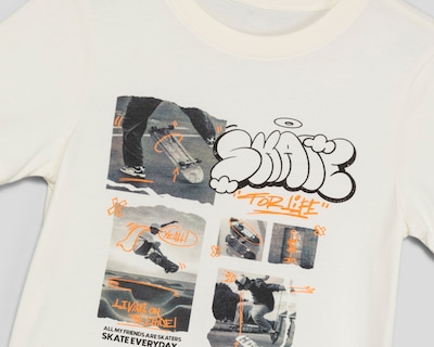 Foto 3 | Foto 3 | Playera de Cuello Redondo Blanca Neo*City Juvenil