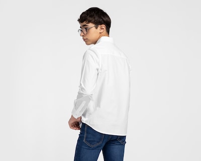 Foto 3 | Foto 3 | Camisa Cuello Americano Blanca Refill para Niño