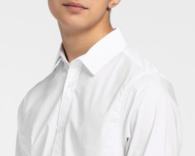 Foto 4 | Foto 4 | Camisa Cuello Americano Blanca Refill para Niño