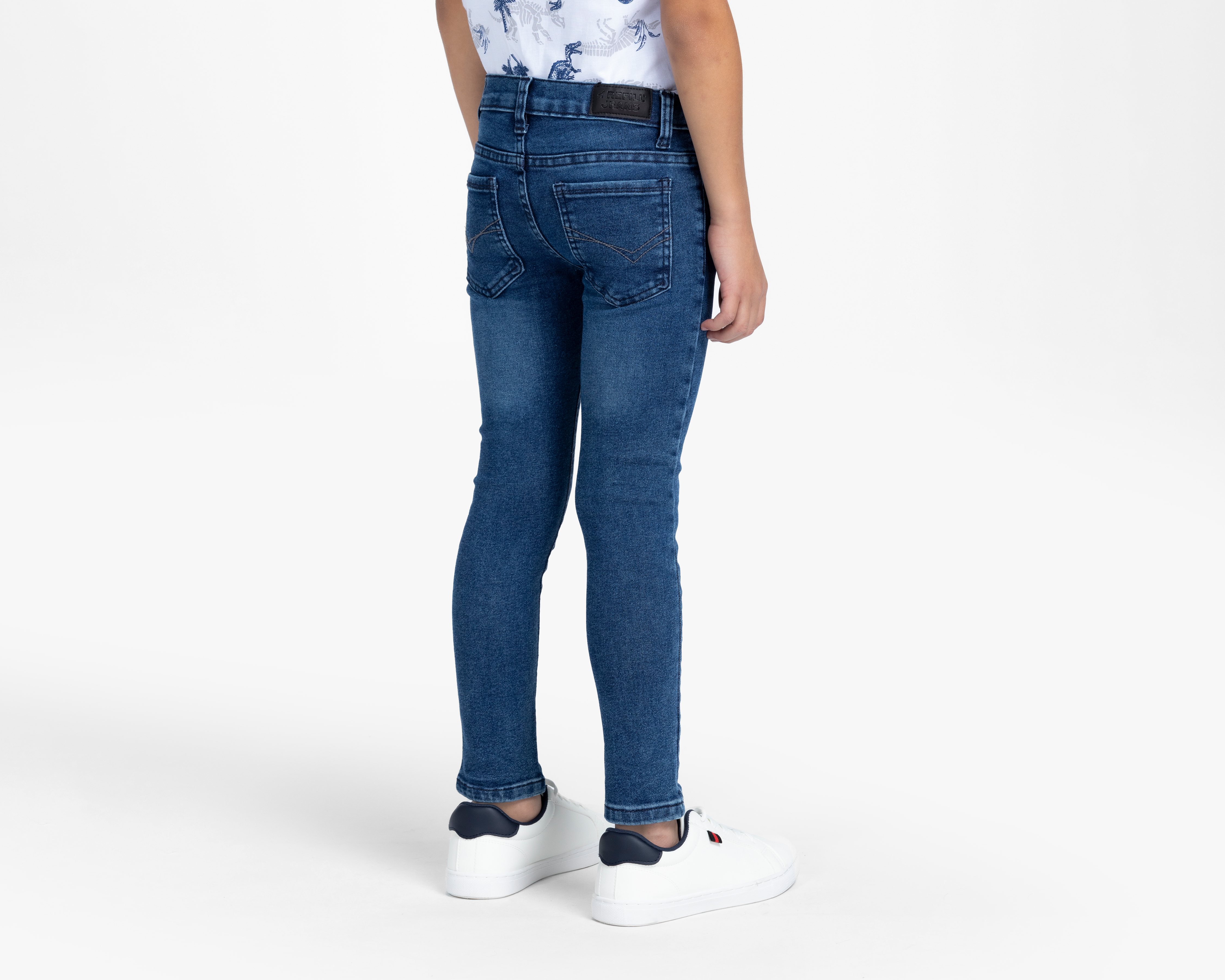 Foto 4 pulgar | Foto 3 | Pantalón Refill Skinny Fit para Niño