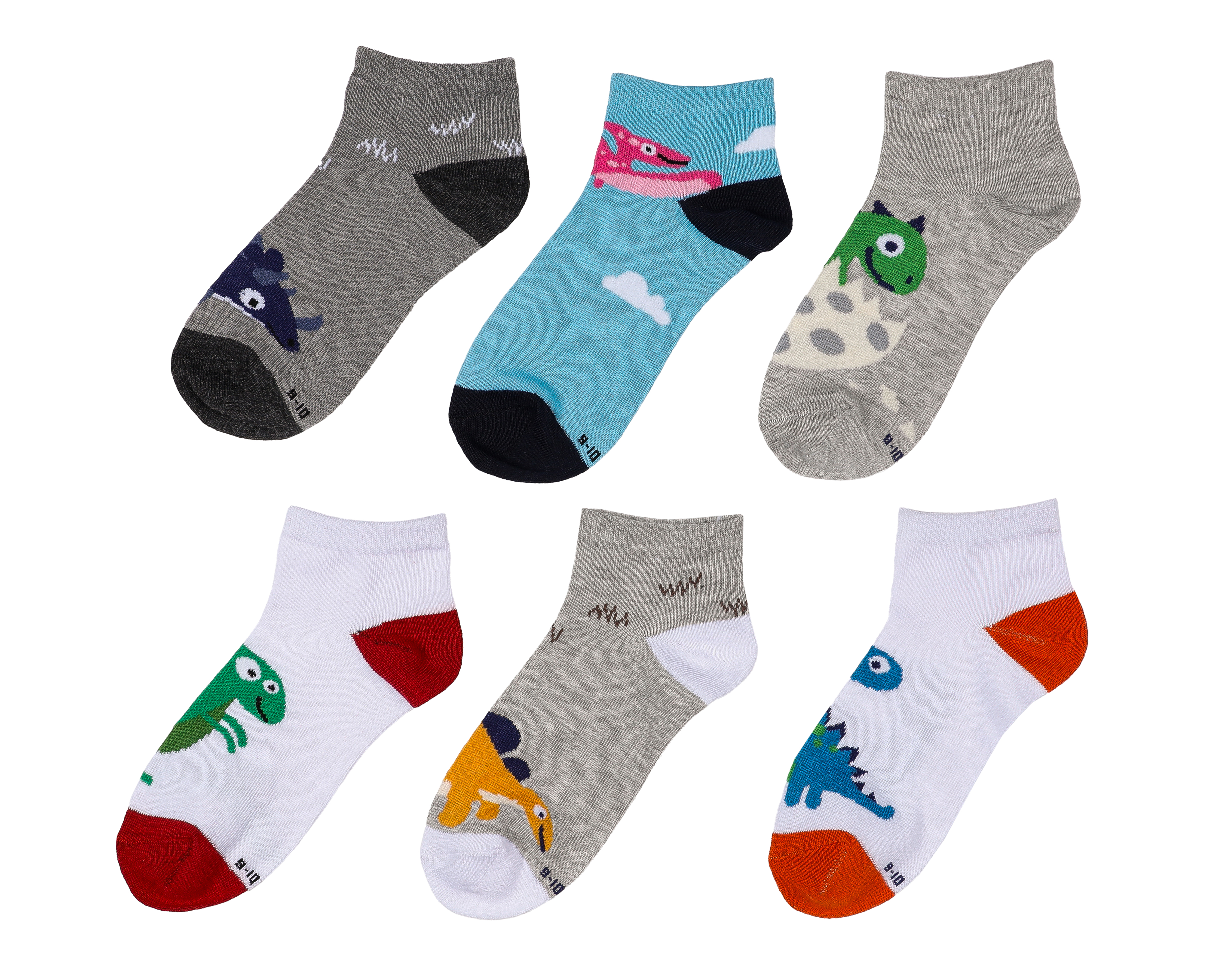 Calcetas de Moda Refill para Niño 6 pares