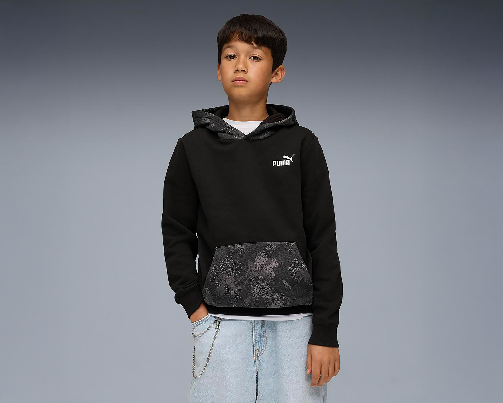 Foto 1 | Foto 1 | Sudadera Deportiva Puma Ess Camo Juvenil