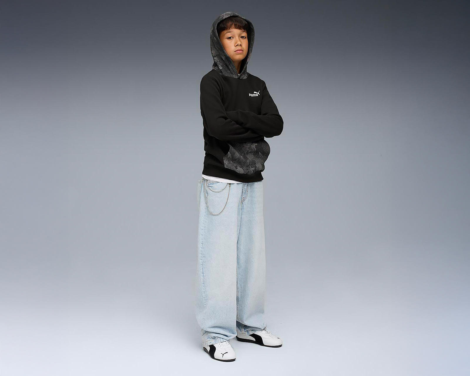 Foto 4 pulgar | Foto 3 | Sudadera Deportiva Puma Ess Camo Juvenil