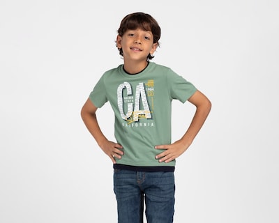Foto 1 | Foto 1 | Playera Cuello Redondo Verde Refill para Niño