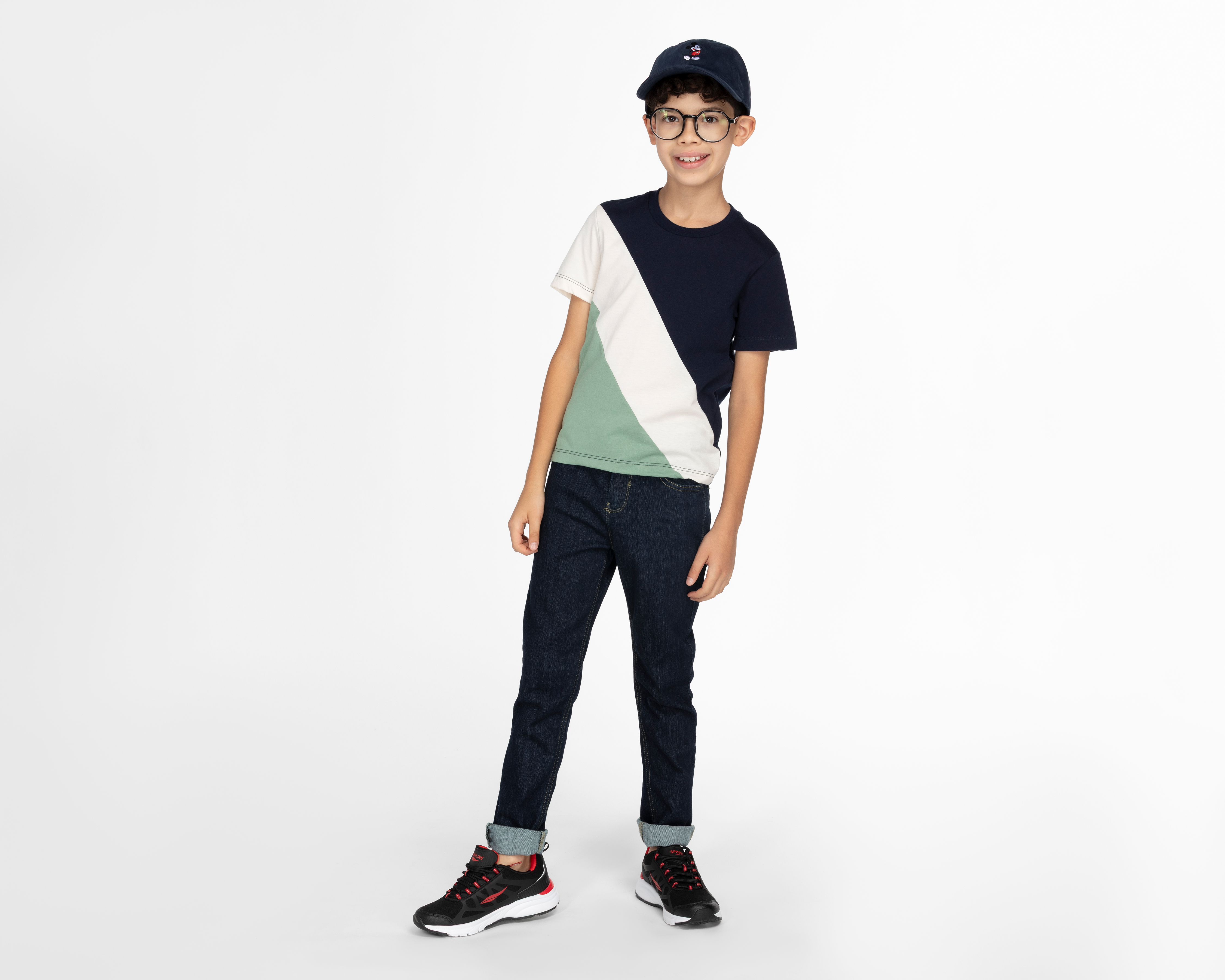 Foto 3 pulgar | Foto 2 | Playera Refill Manga Corta Multicolor para Niño