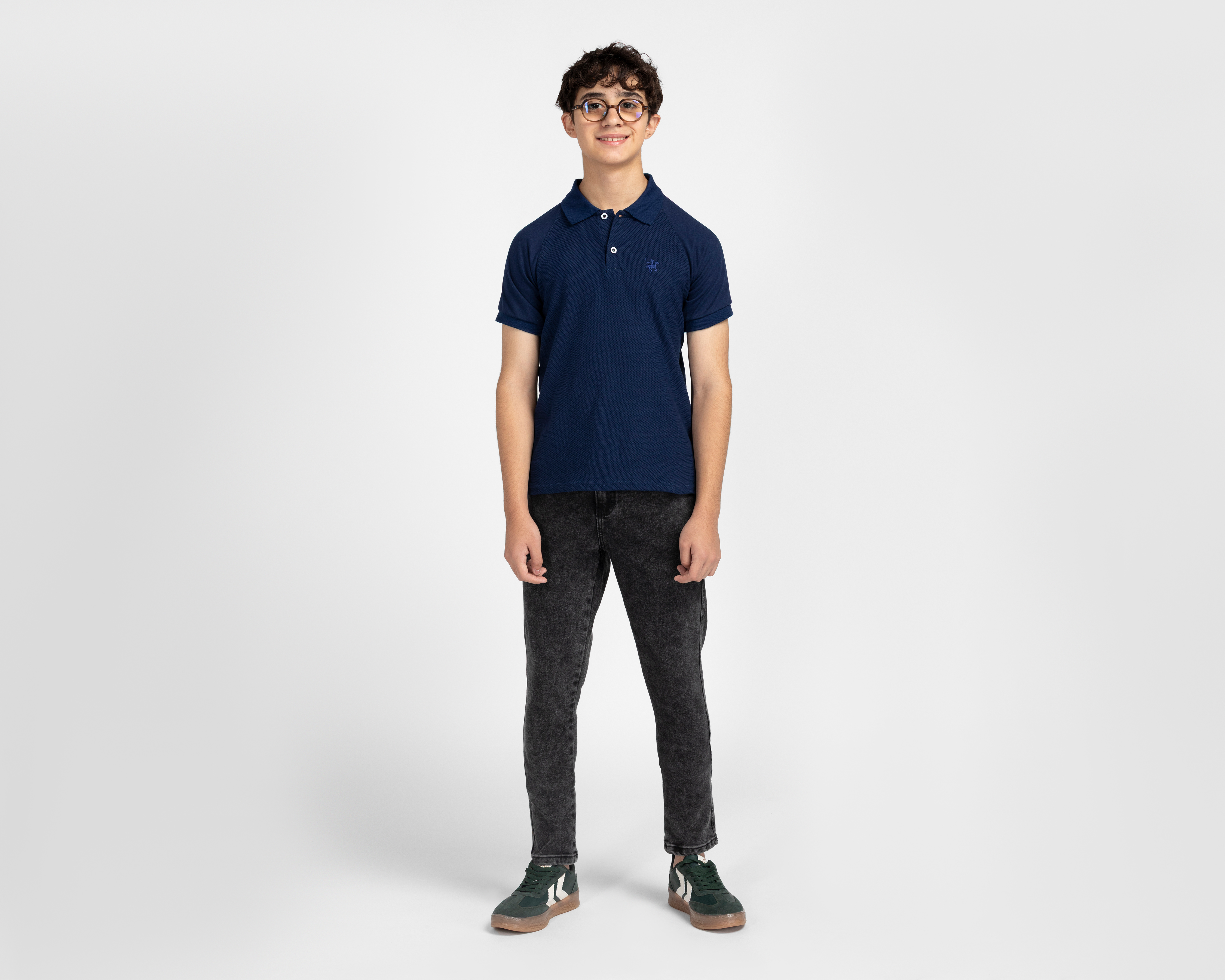 Foto 3 pulgar | Foto 2 | Playera Polo York Team Polo Club Manga Corta Azul para Hombre