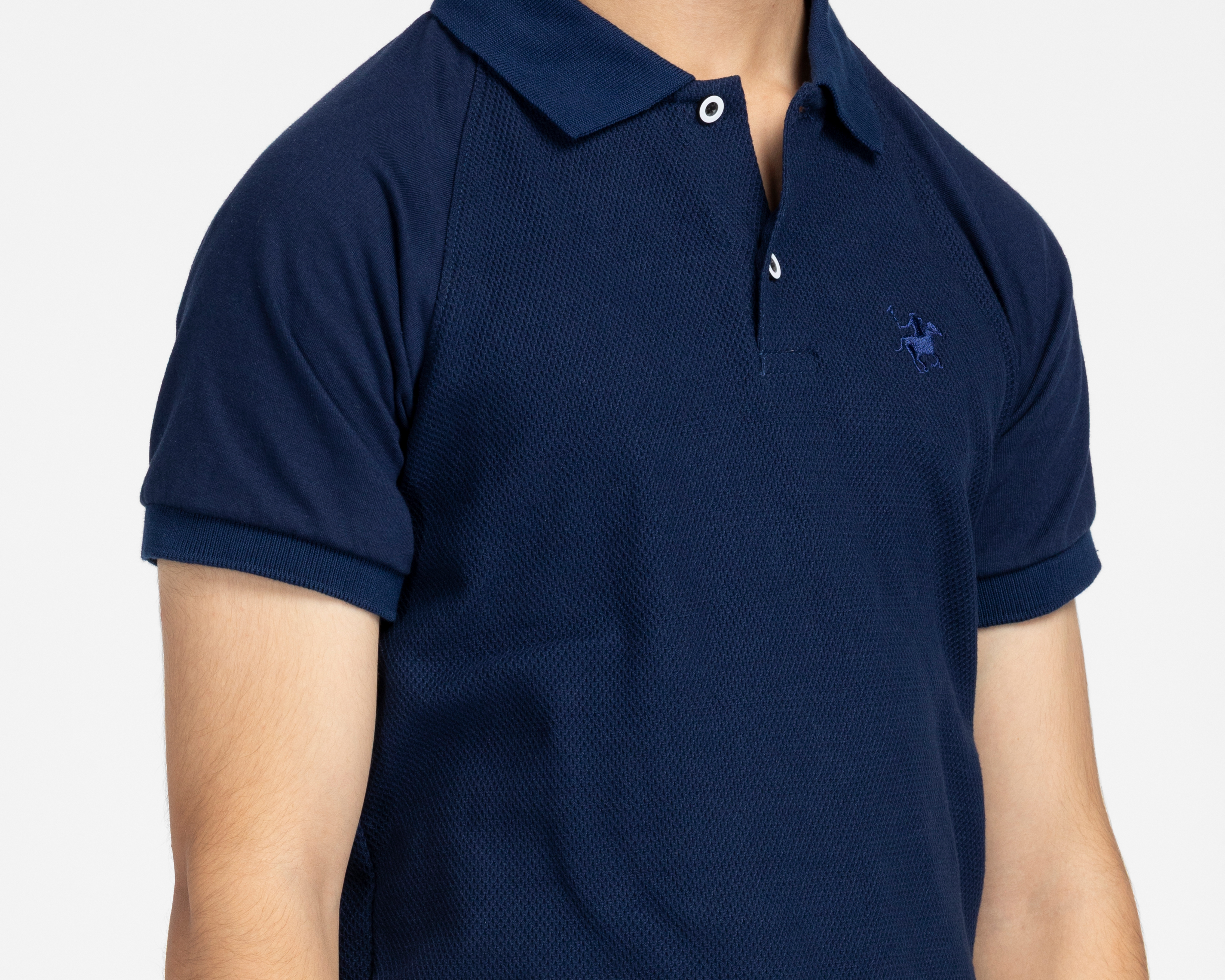 Foto 5 pulgar | Foto 4 | Playera Polo York Team Polo Club Manga Corta Azul para Hombre