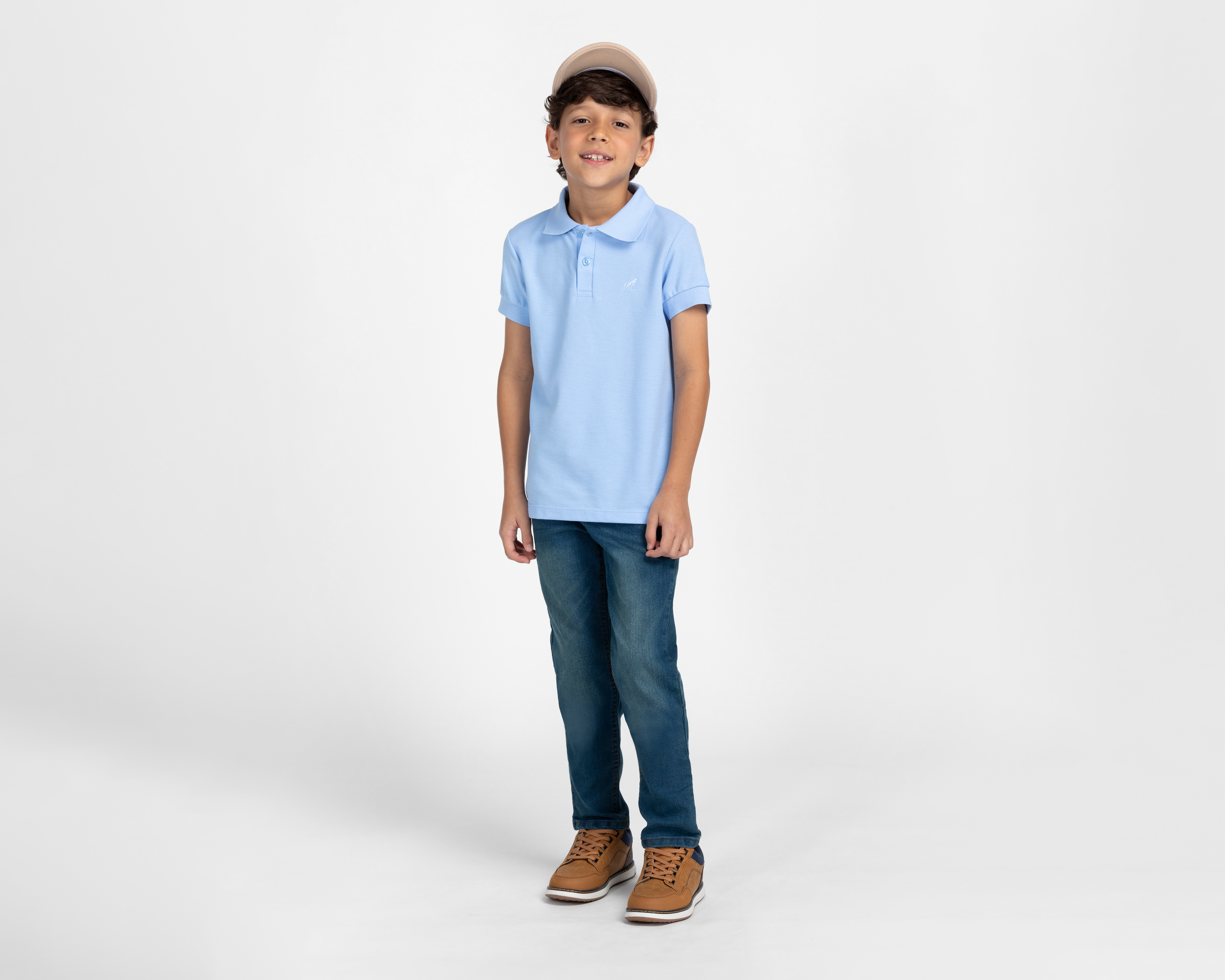 Foto 2 | Foto 2 | Playera Polo Refill Azul para Niño