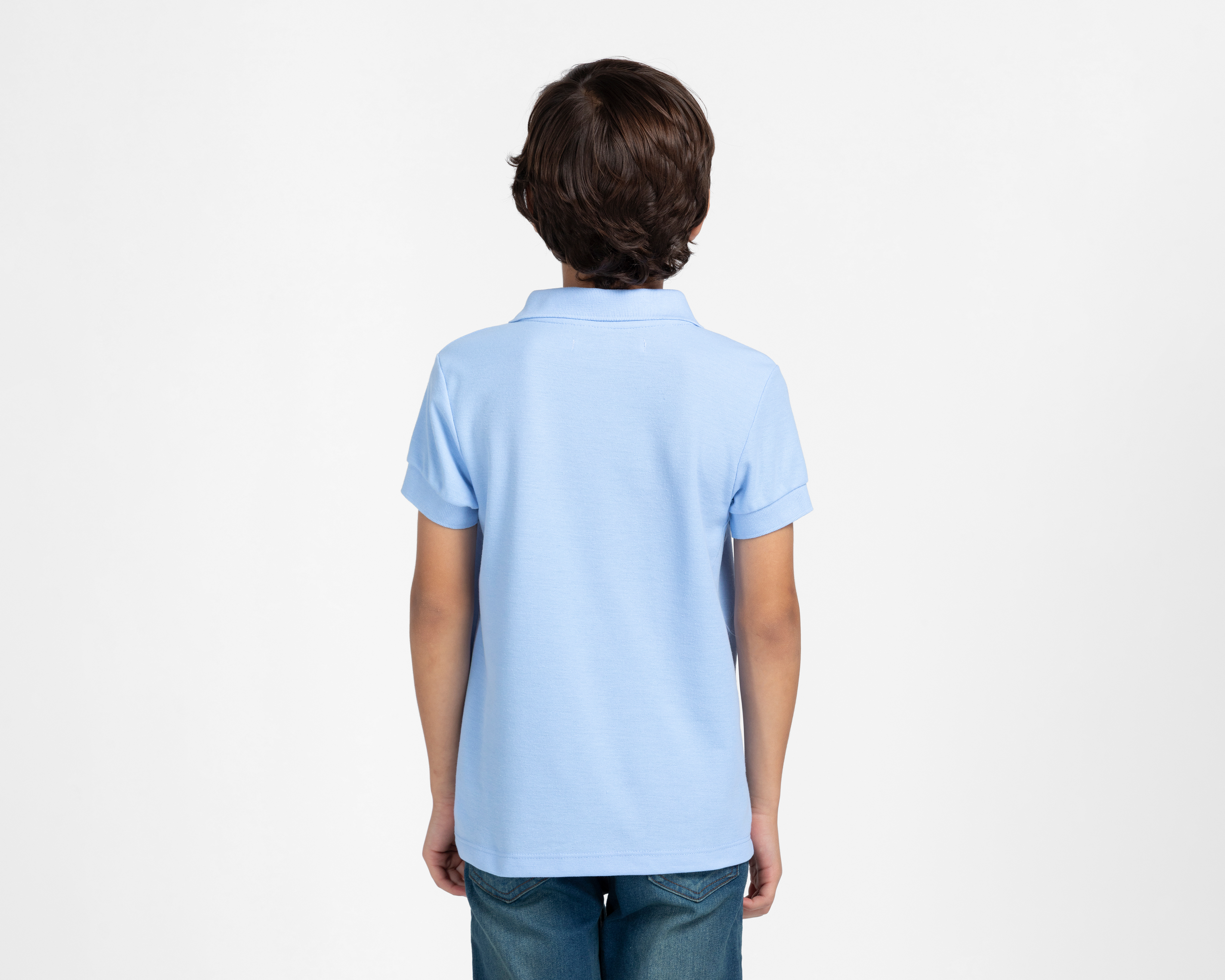 Foto 3 | Foto 3 | Playera Polo Refill Azul para Niño