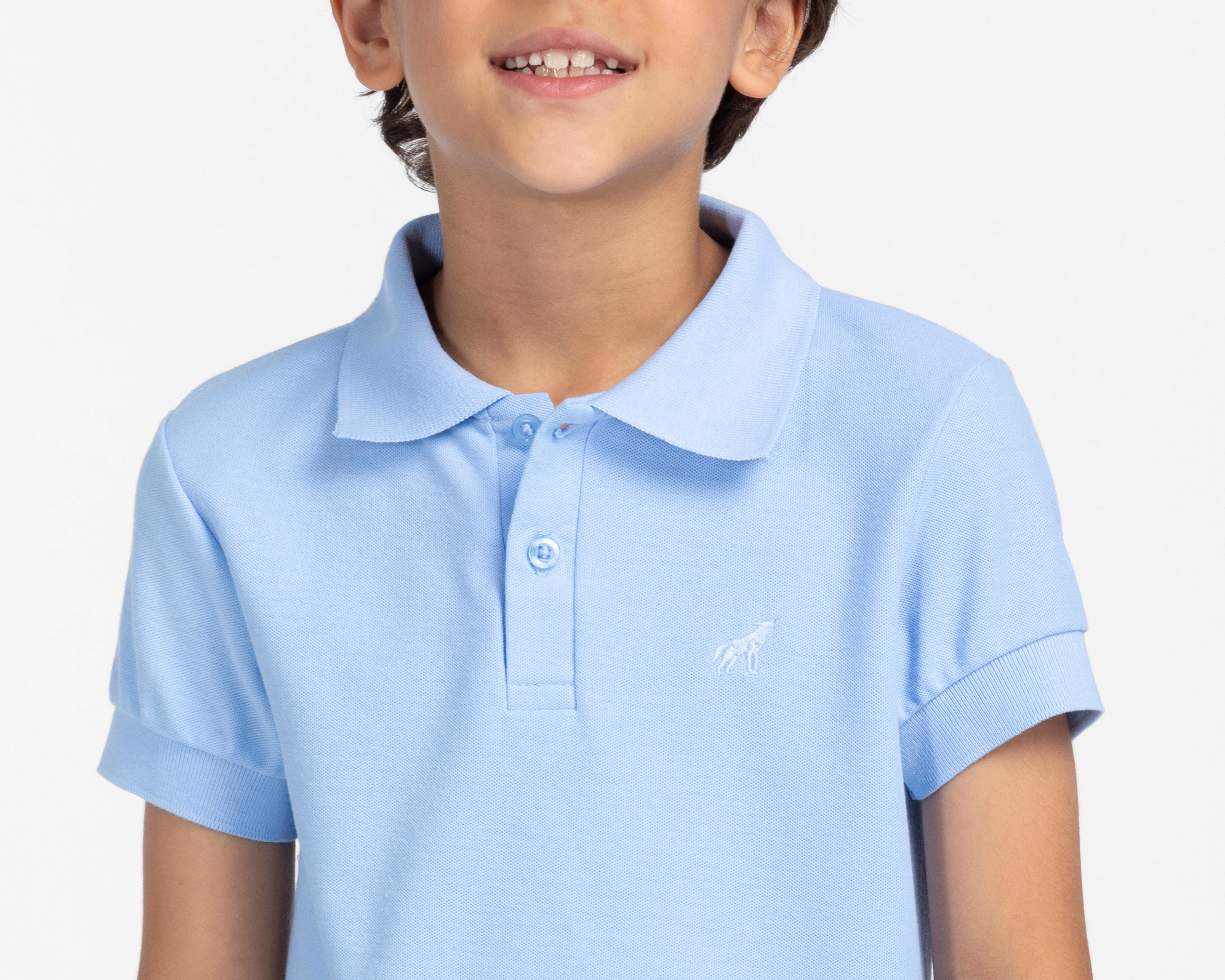 Foto 4 | Foto 4 | Playera Polo Refill Azul para Niño