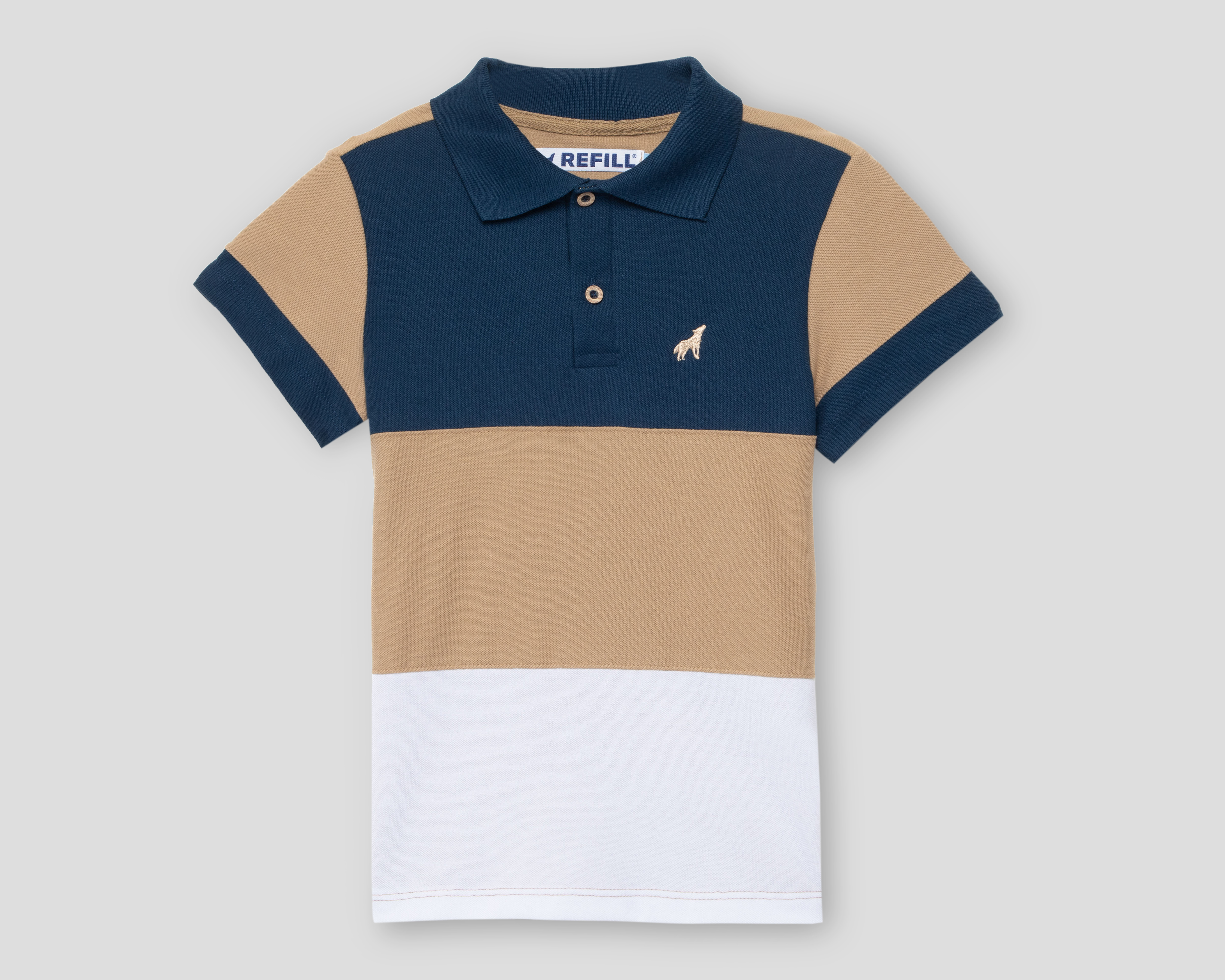 Foto 1 | Foto 1 | Playera Polo Refill Multicolor para Niño