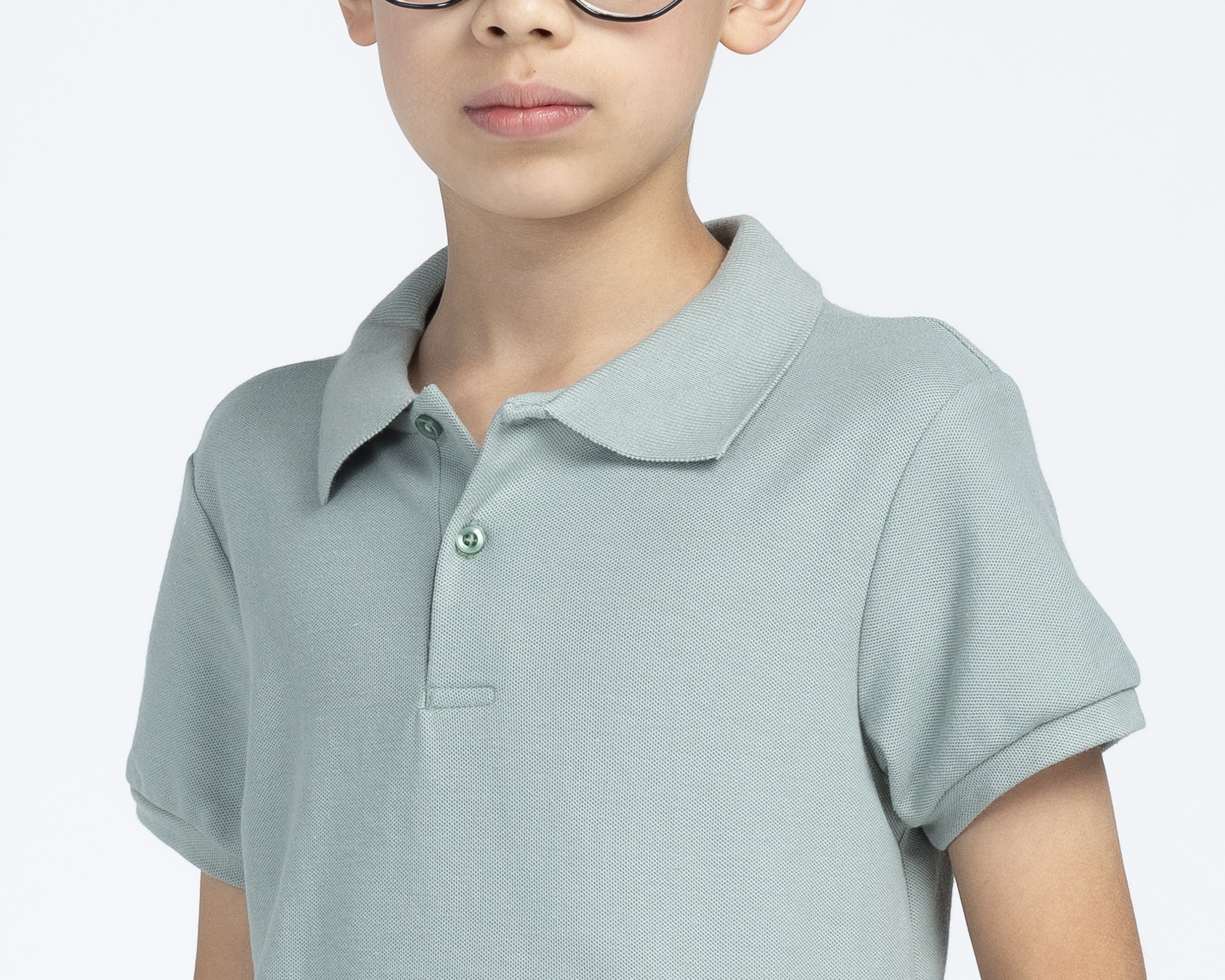 Foto 5 pulgar | Foto 4 | Playera Polo Refill Verde para Niño