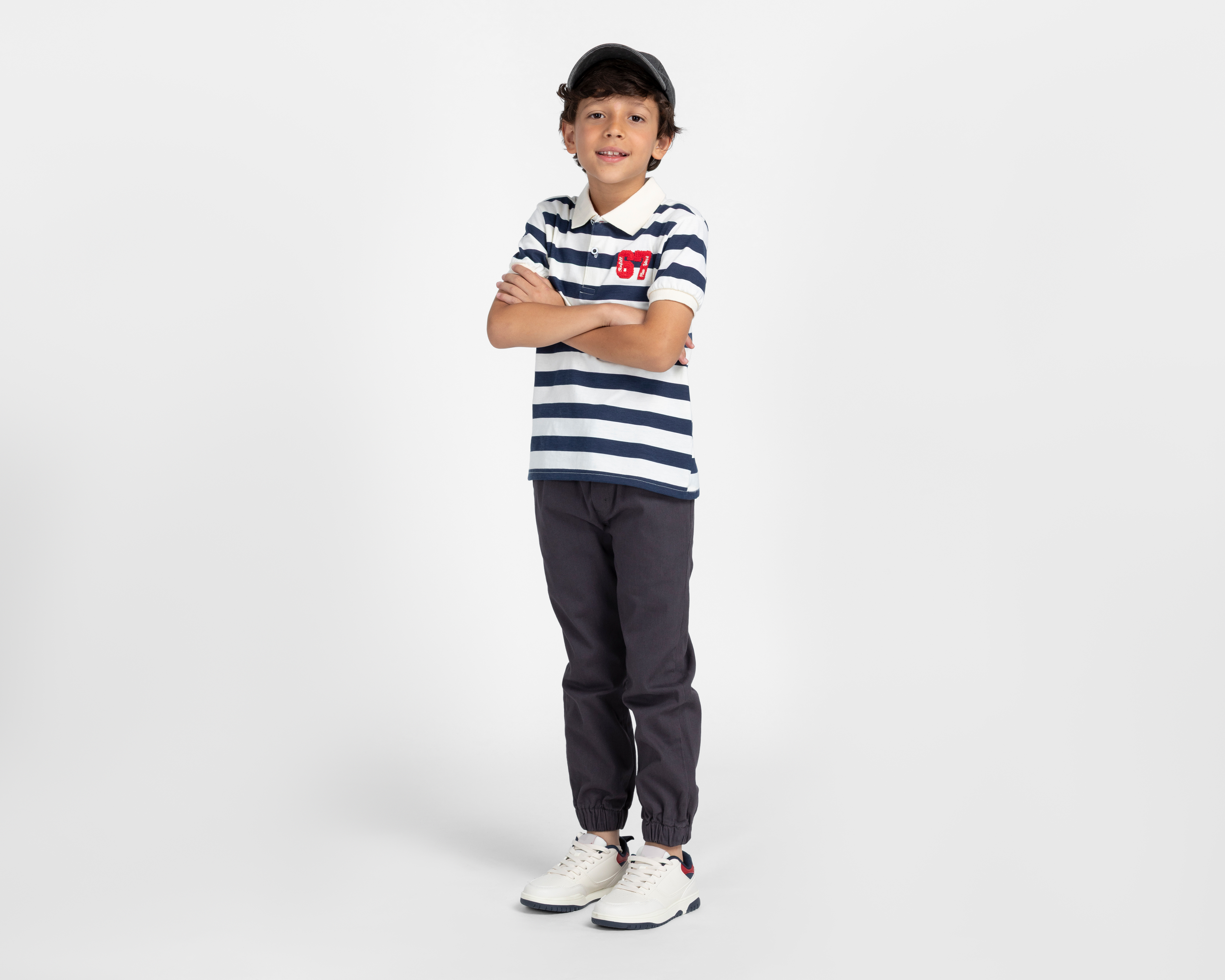 Foto 3 pulgar | Foto 2 | Playera Polo Refill Multicolor para Niño