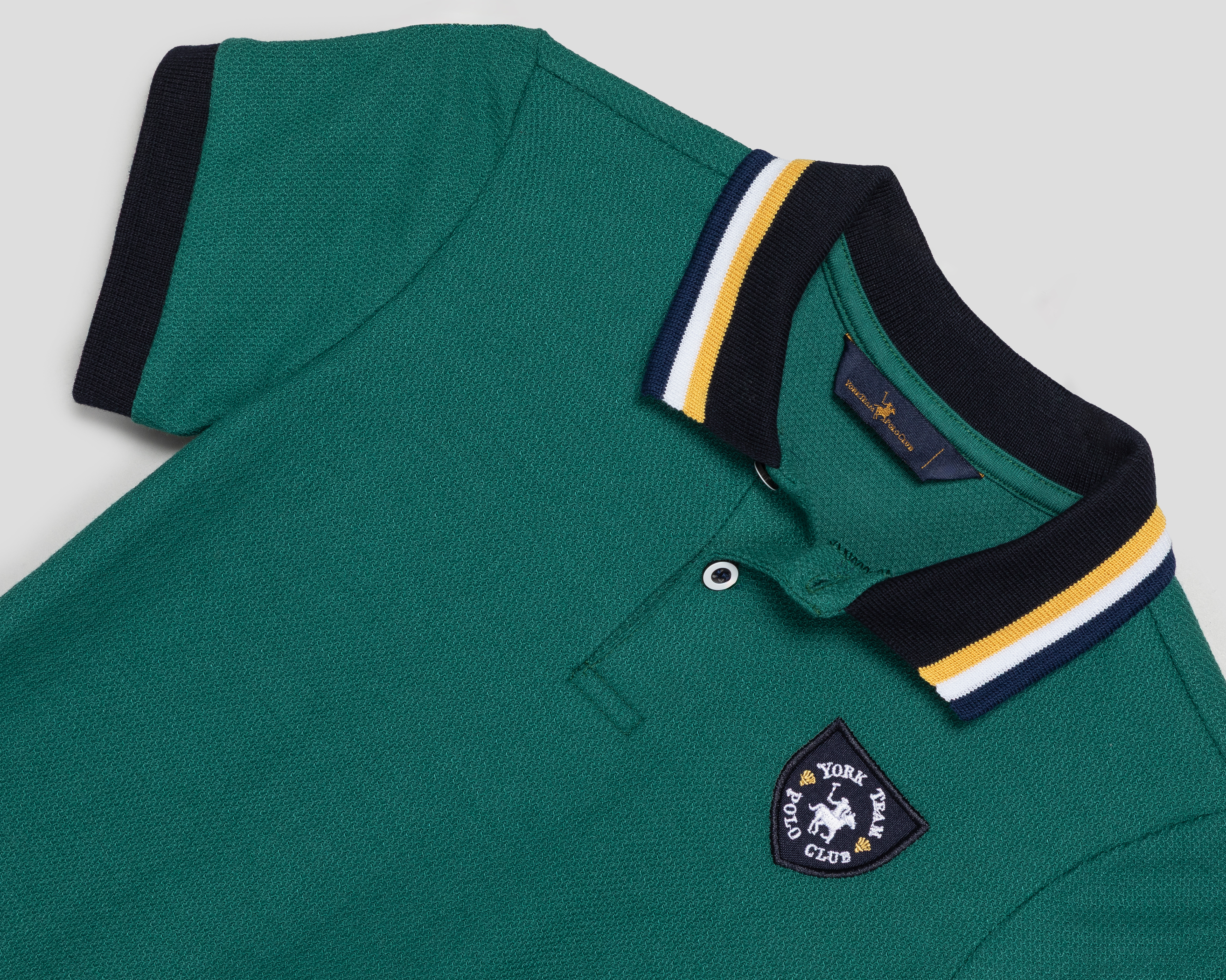 Foto 4 pulgar | Foto 3 | Playera Polo York Team Polo Club Verde para Niño