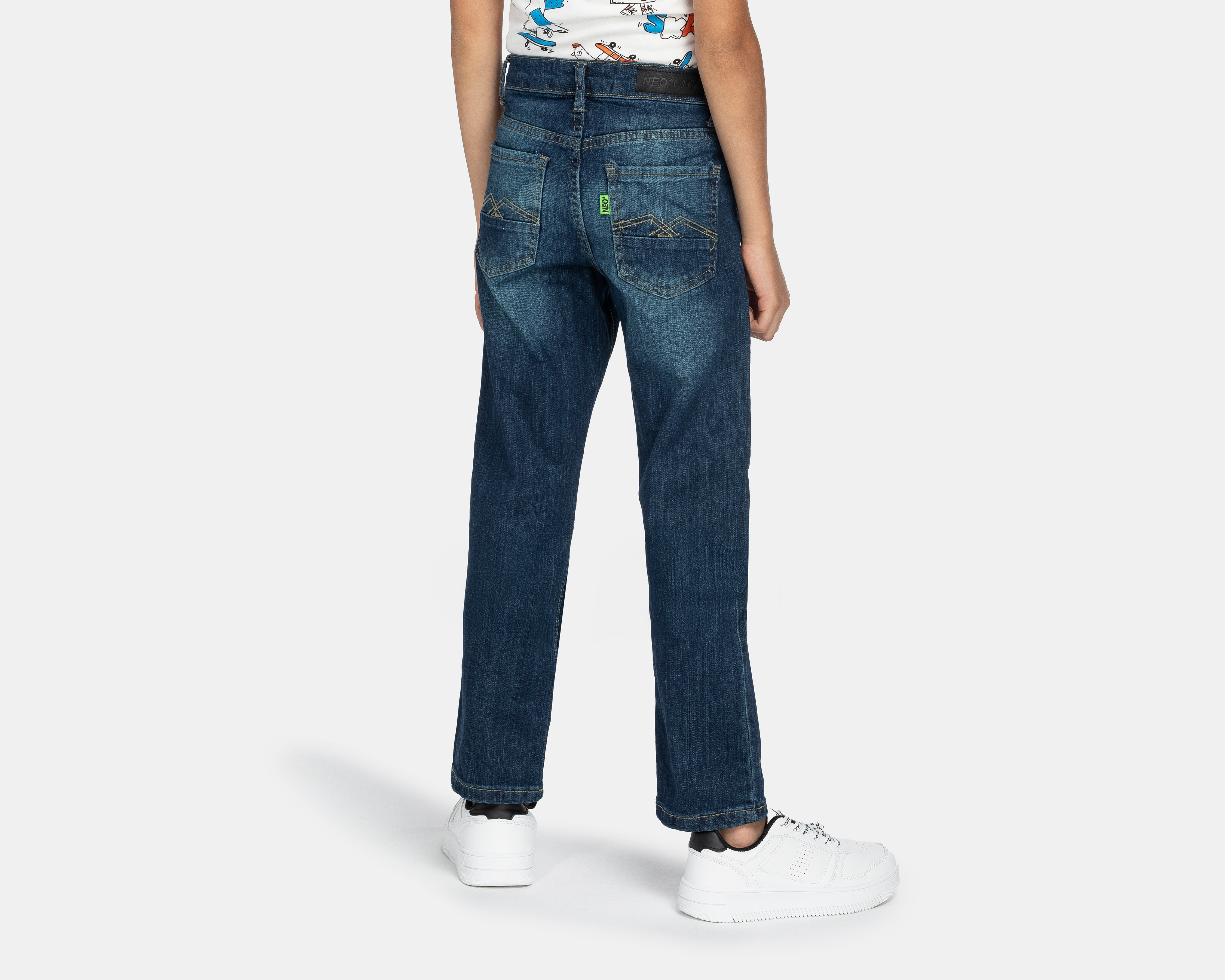 Foto 3 | Foto 3 | Pantalón Neo*City Slim para Niño