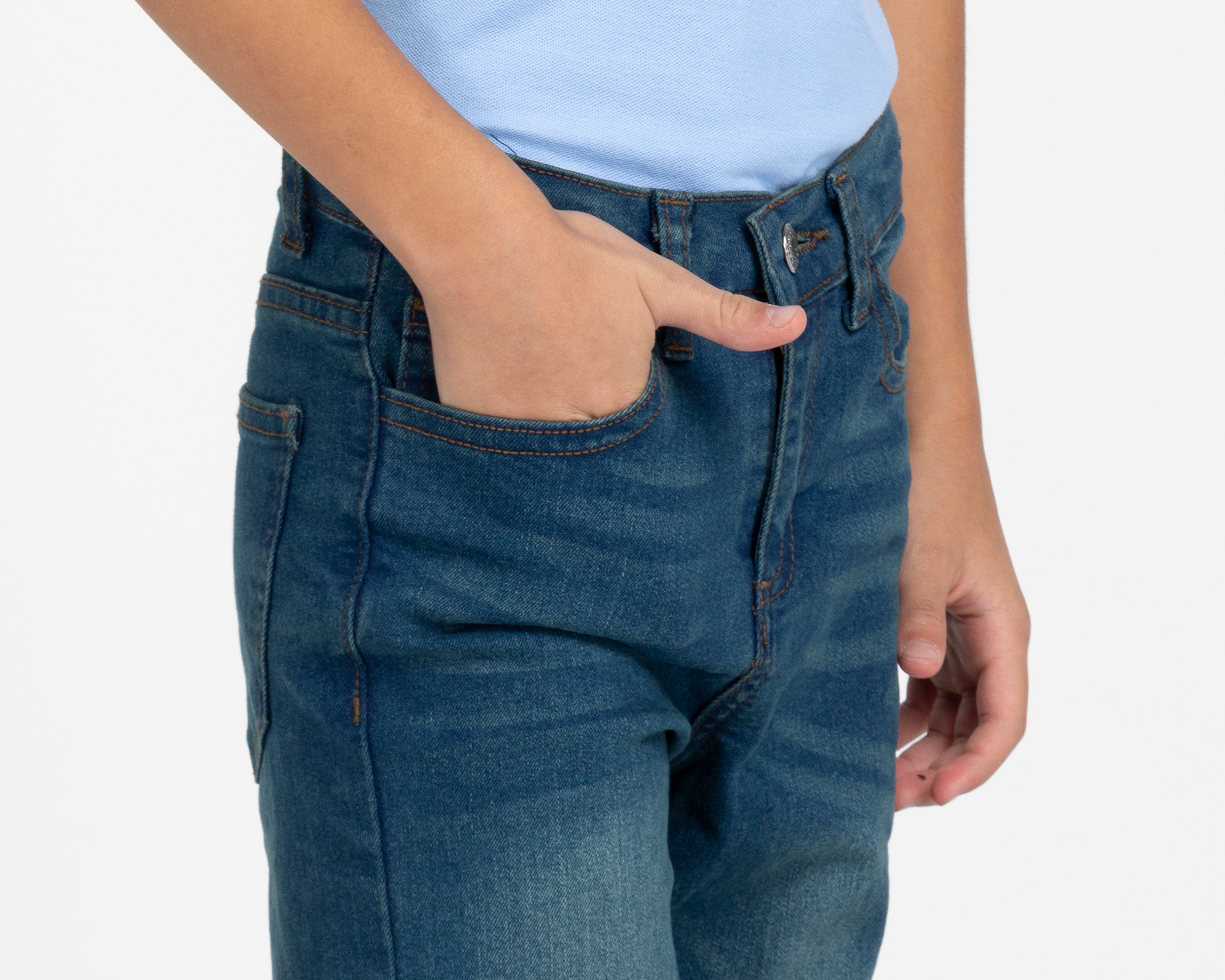 Foto 5 pulgar | Foto 4 | Pantalón Refill Skinny para Niño