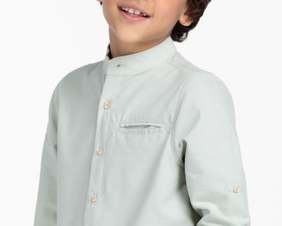 Foto 4 | Foto 4 | Camisa de Cuello Mao Refill para Niño