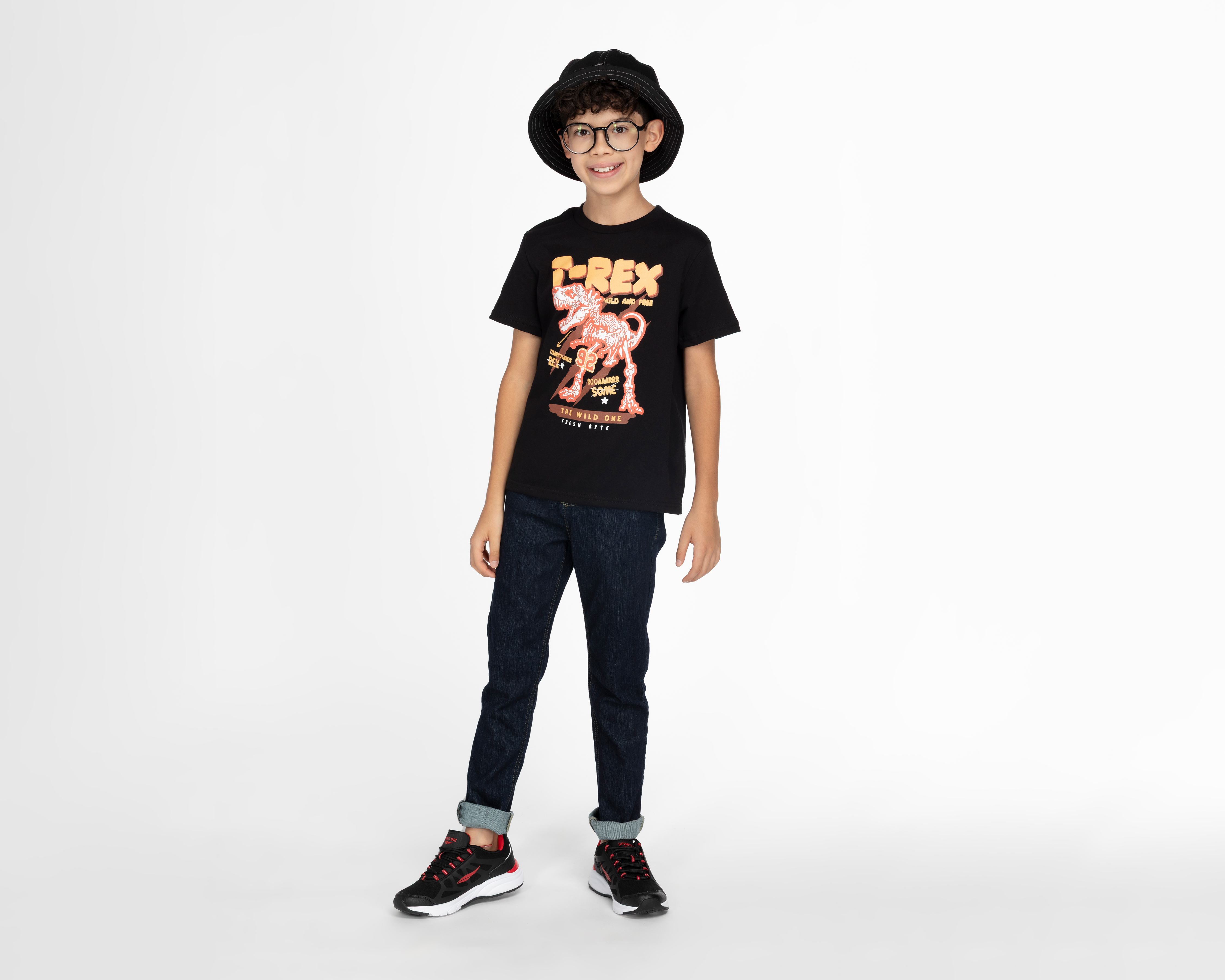 Foto 2 | Foto 2 | Playera Refill Manga Corta de Dinosaurio para Niño