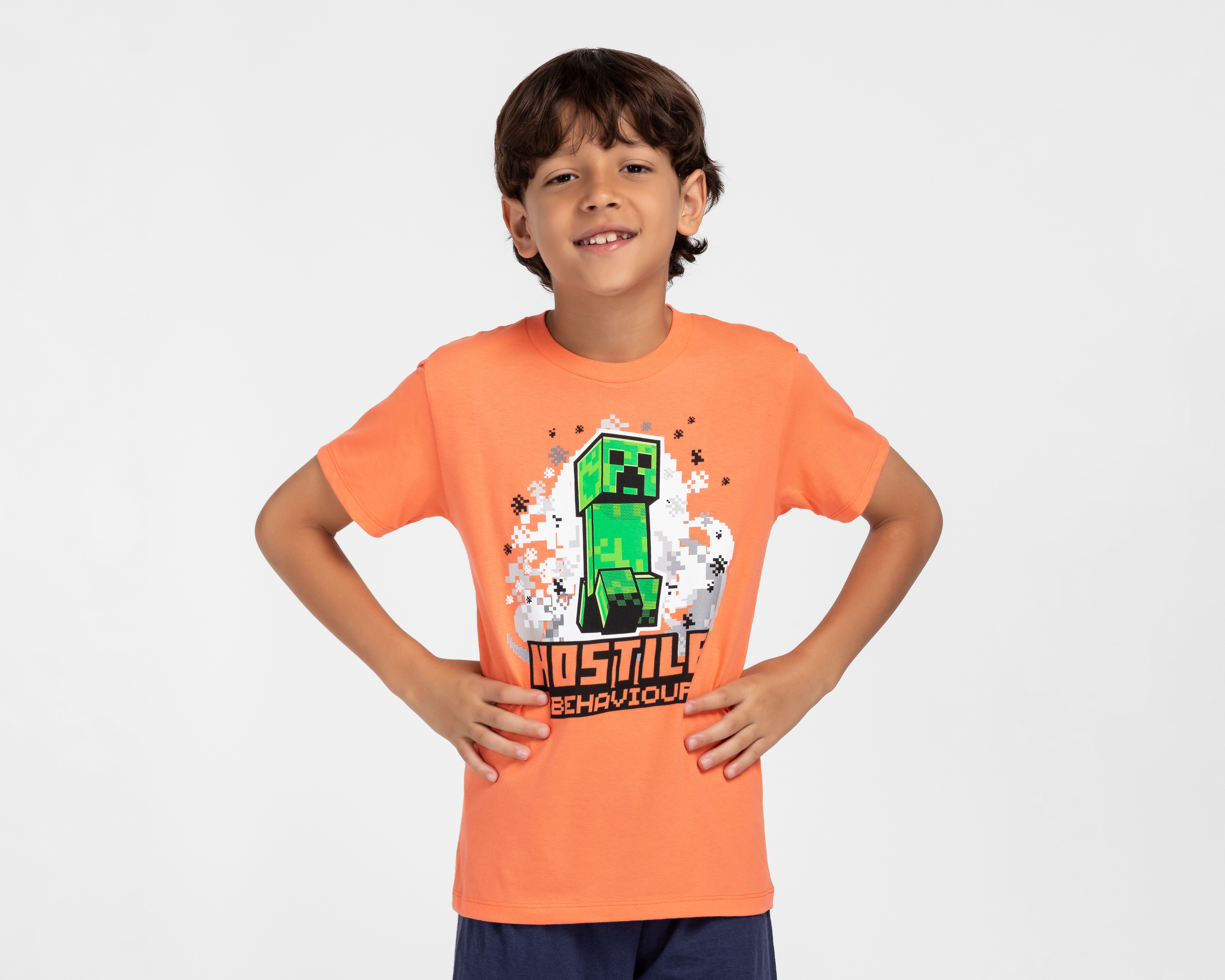 Foto 5 pulgar | Foto 4 | Playera y Short Minecraft para Niño