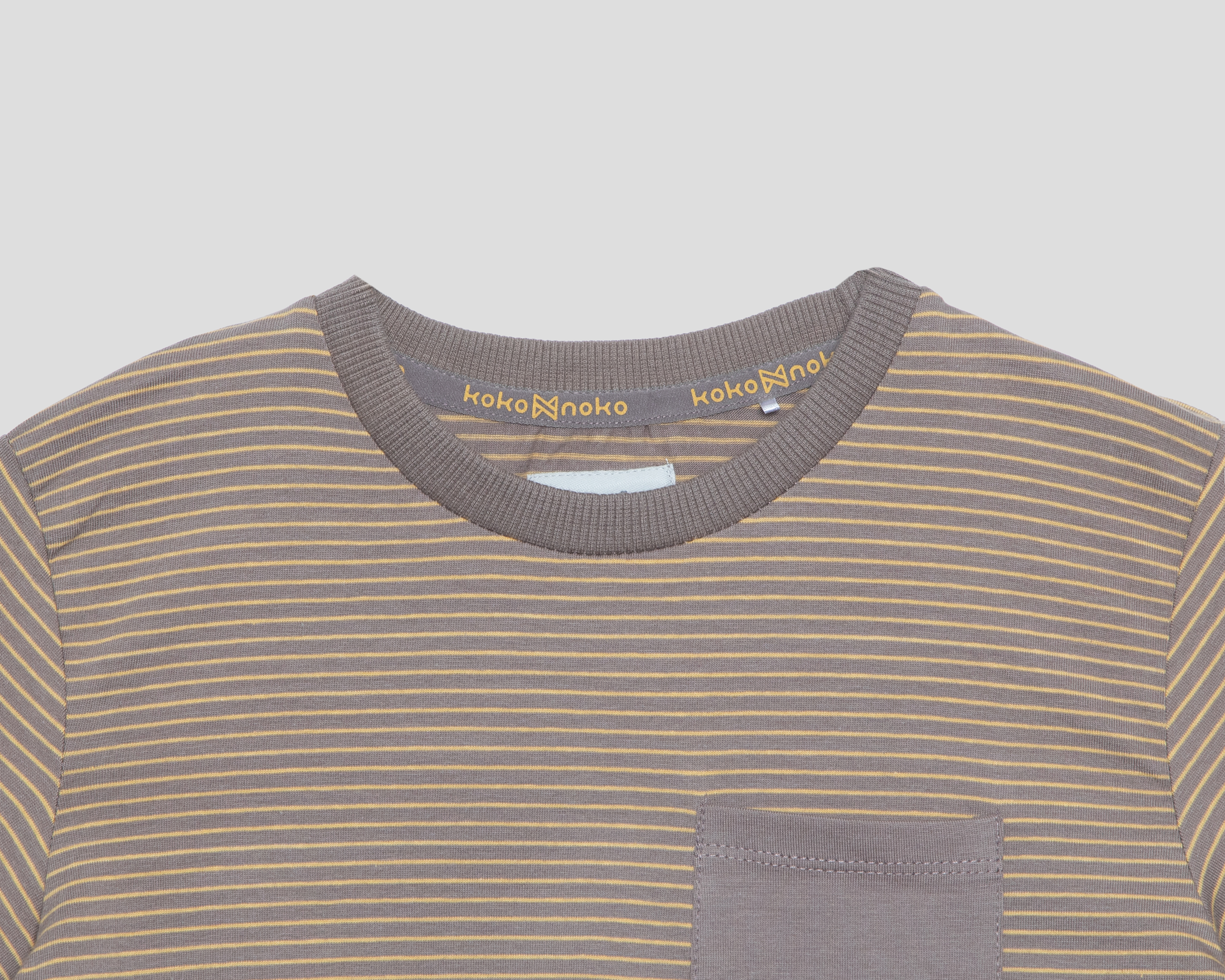 Foto 4 pulgar | Foto 3 | Playera Manga Larga con Cuello Redondo Café Koko Noko para Niño