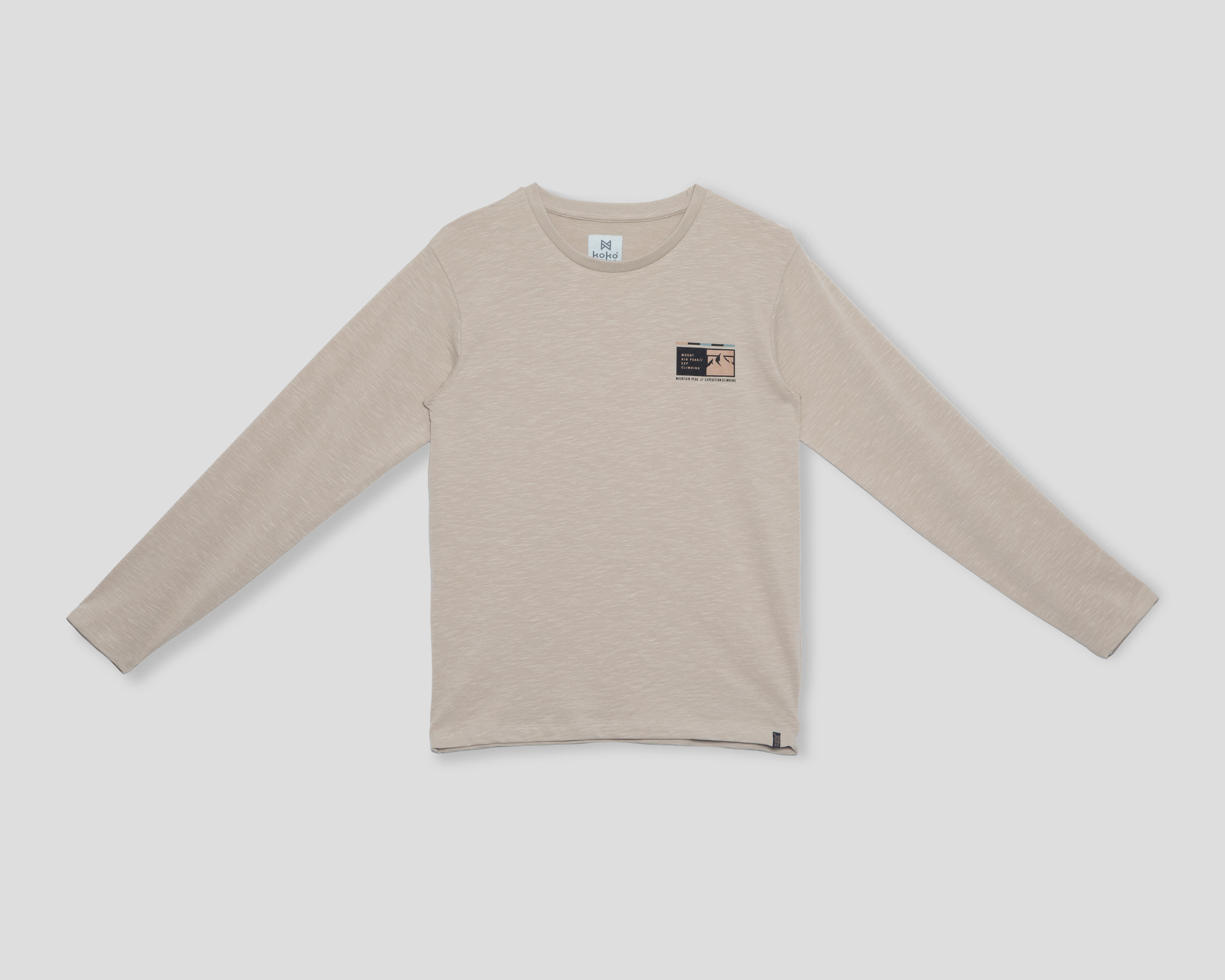 Foto 2 pulgar | Foto 1 | Playera Manga Larga Beige Koko Noko para Niño