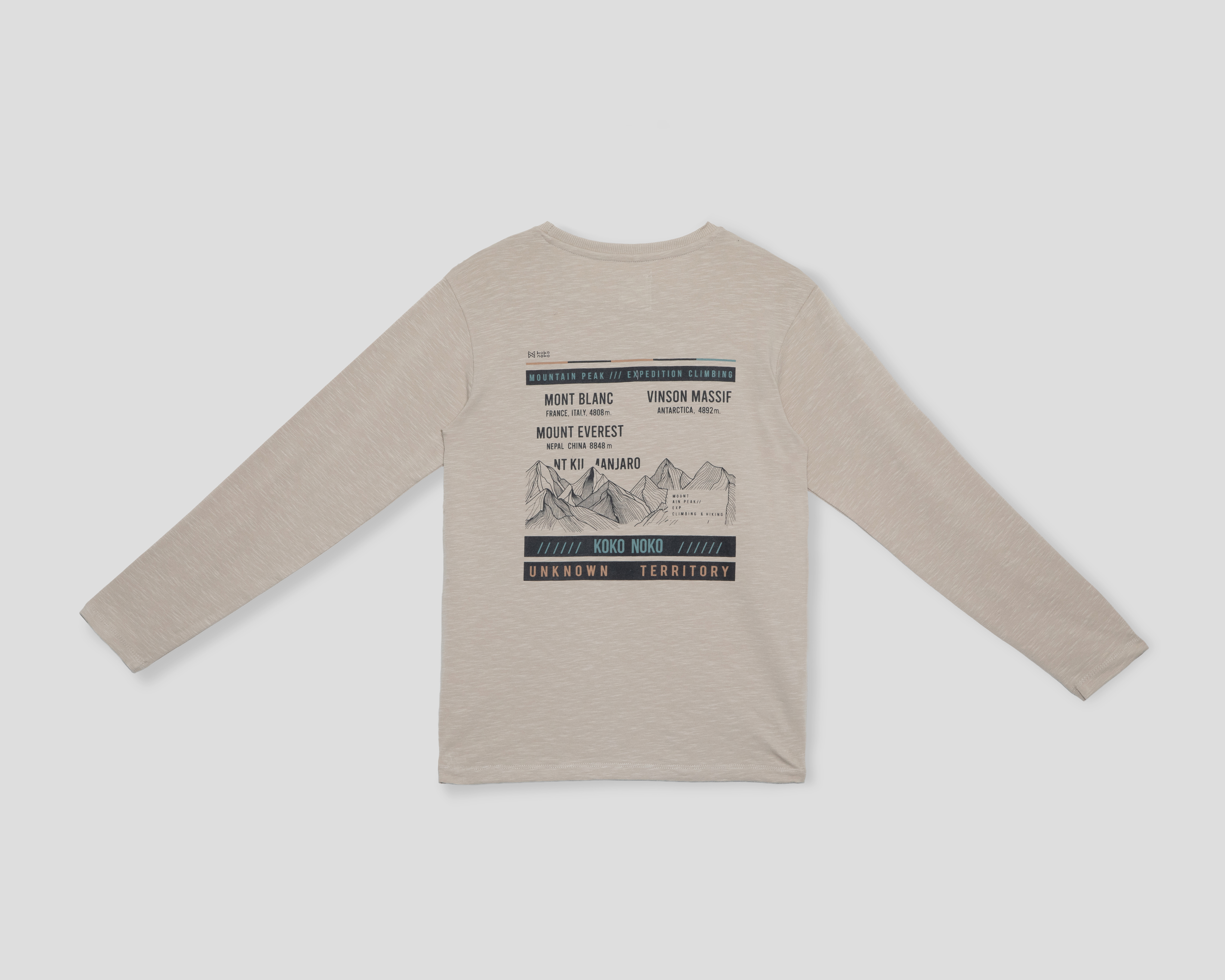 Foto 3 pulgar | Foto 2 | Playera Manga Larga Beige Koko Noko para Niño