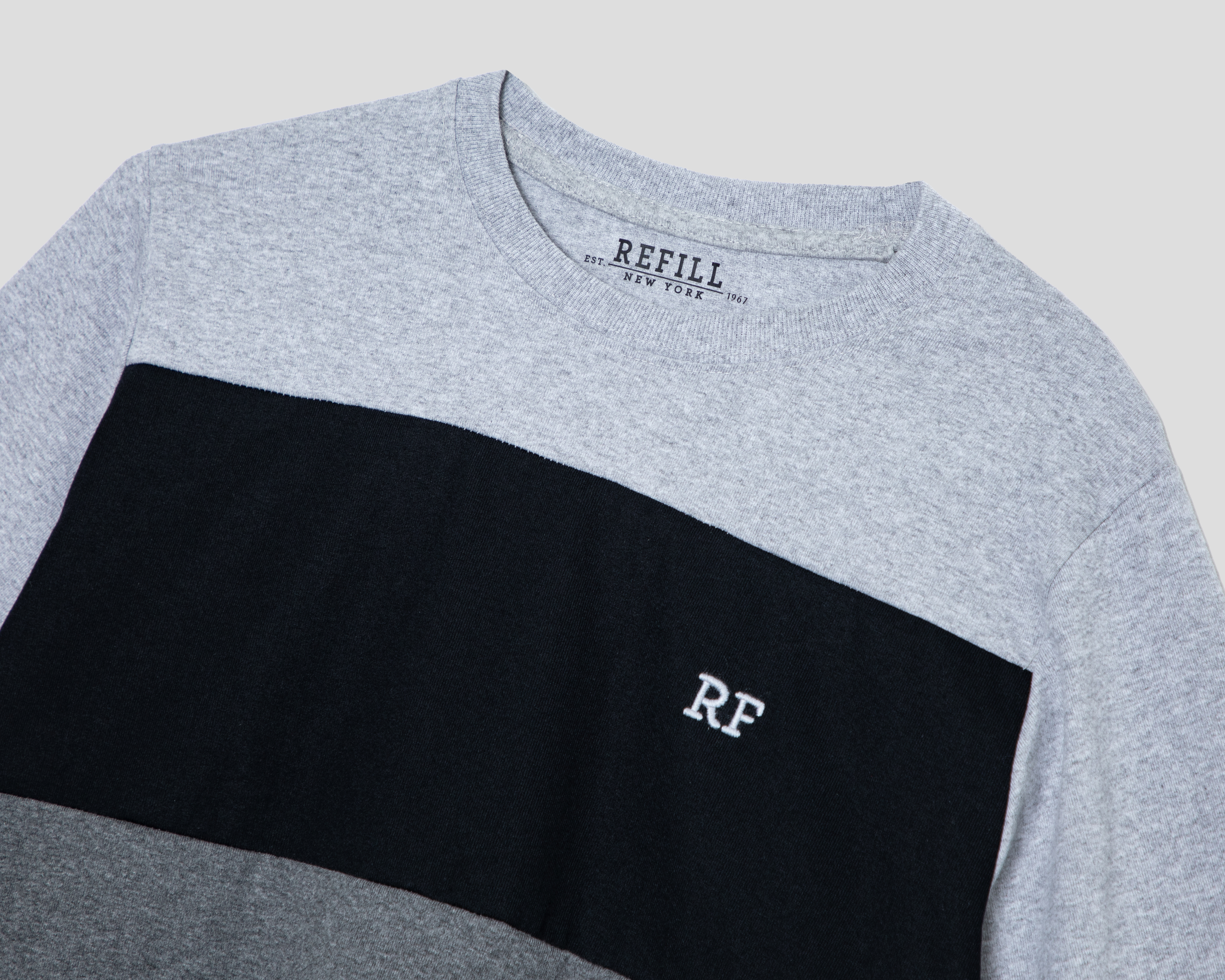 Foto 3 | Foto 3 | Playera Manga Larga Gris Refill para Niño