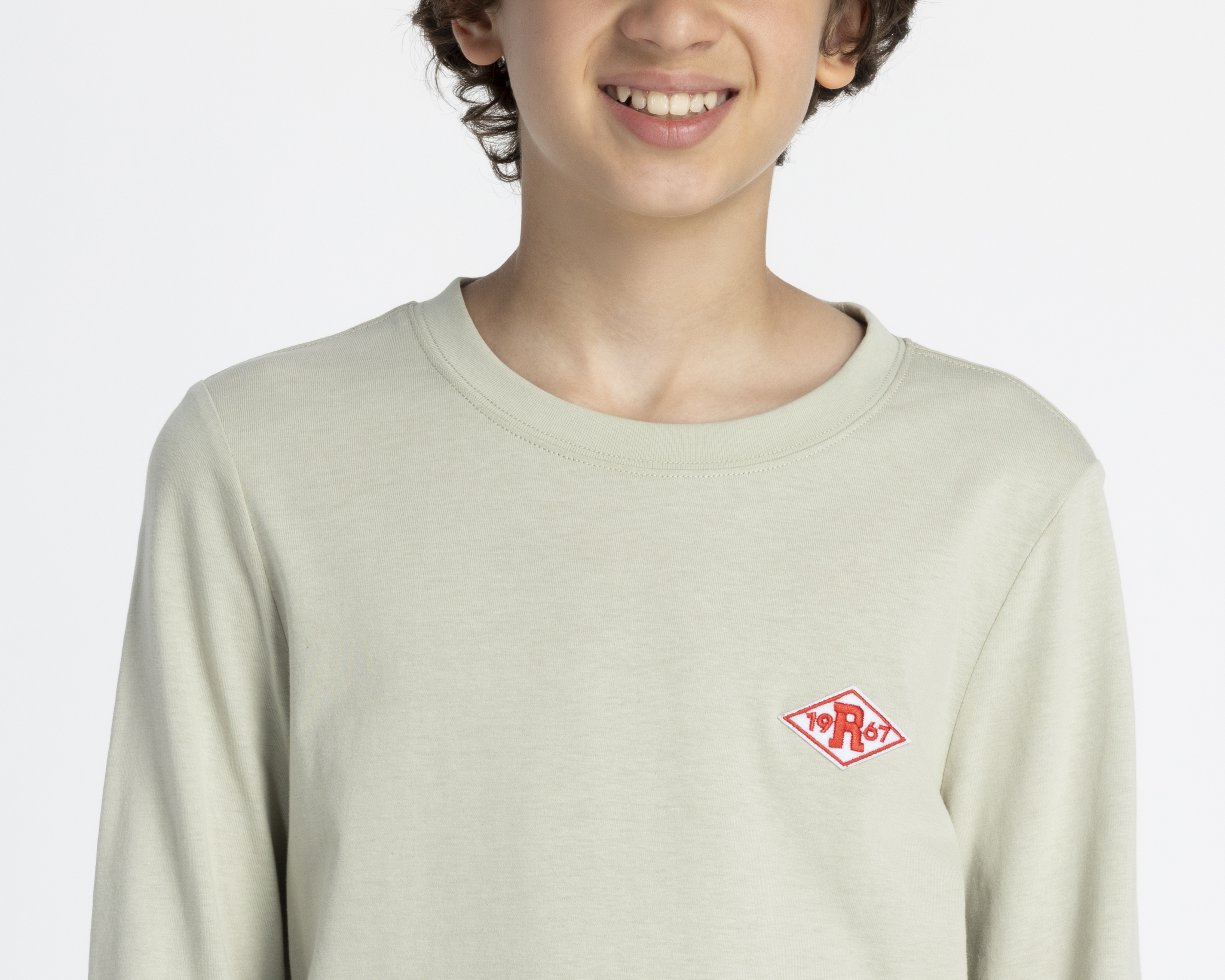 Foto 4 | Foto 4 | Playera de Cuello Redondo Verde Refill Juvenil