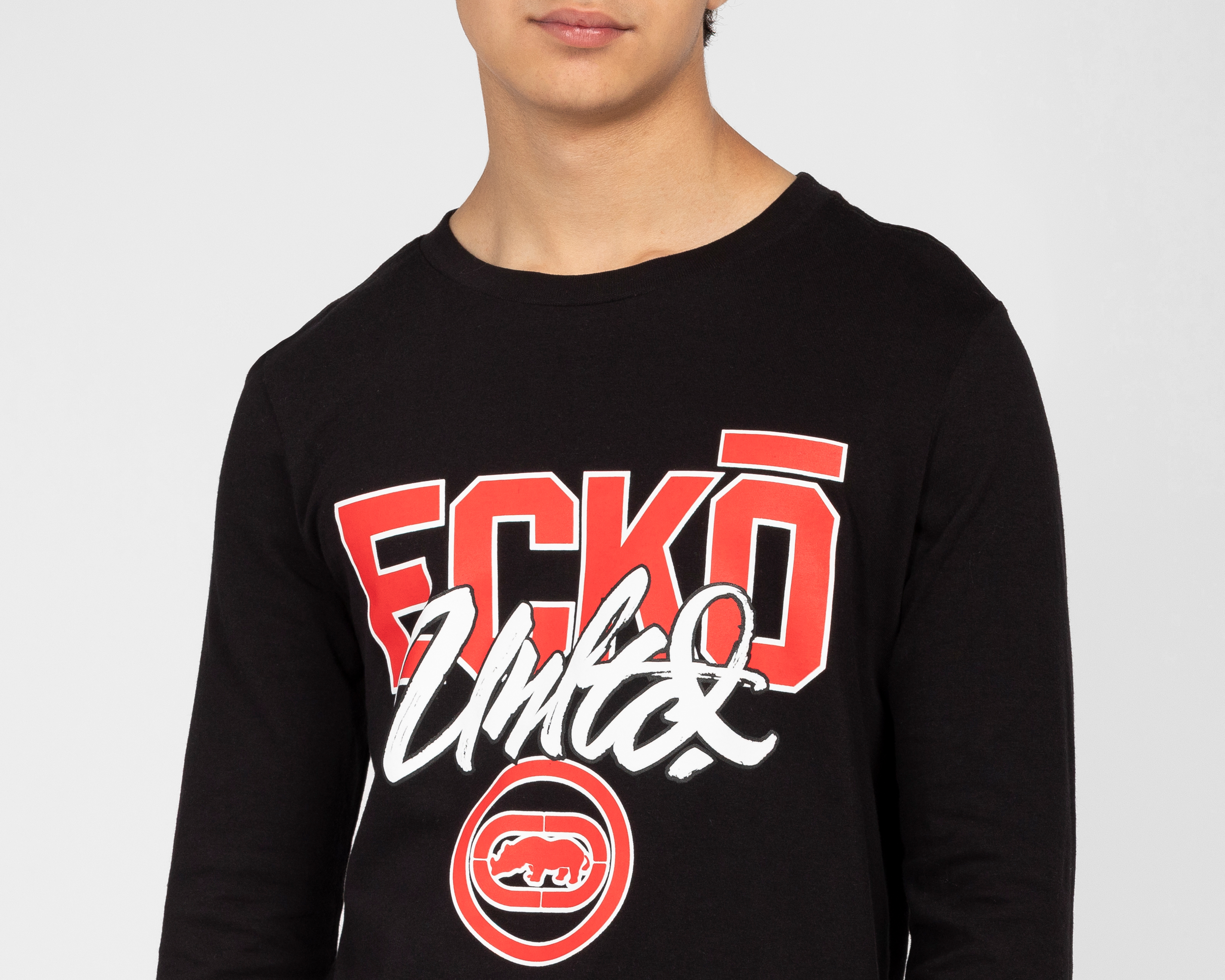 Foto 4 | Foto 4 | Playera de Cuello Redondo Negra Ecko Unltd. Juvenil