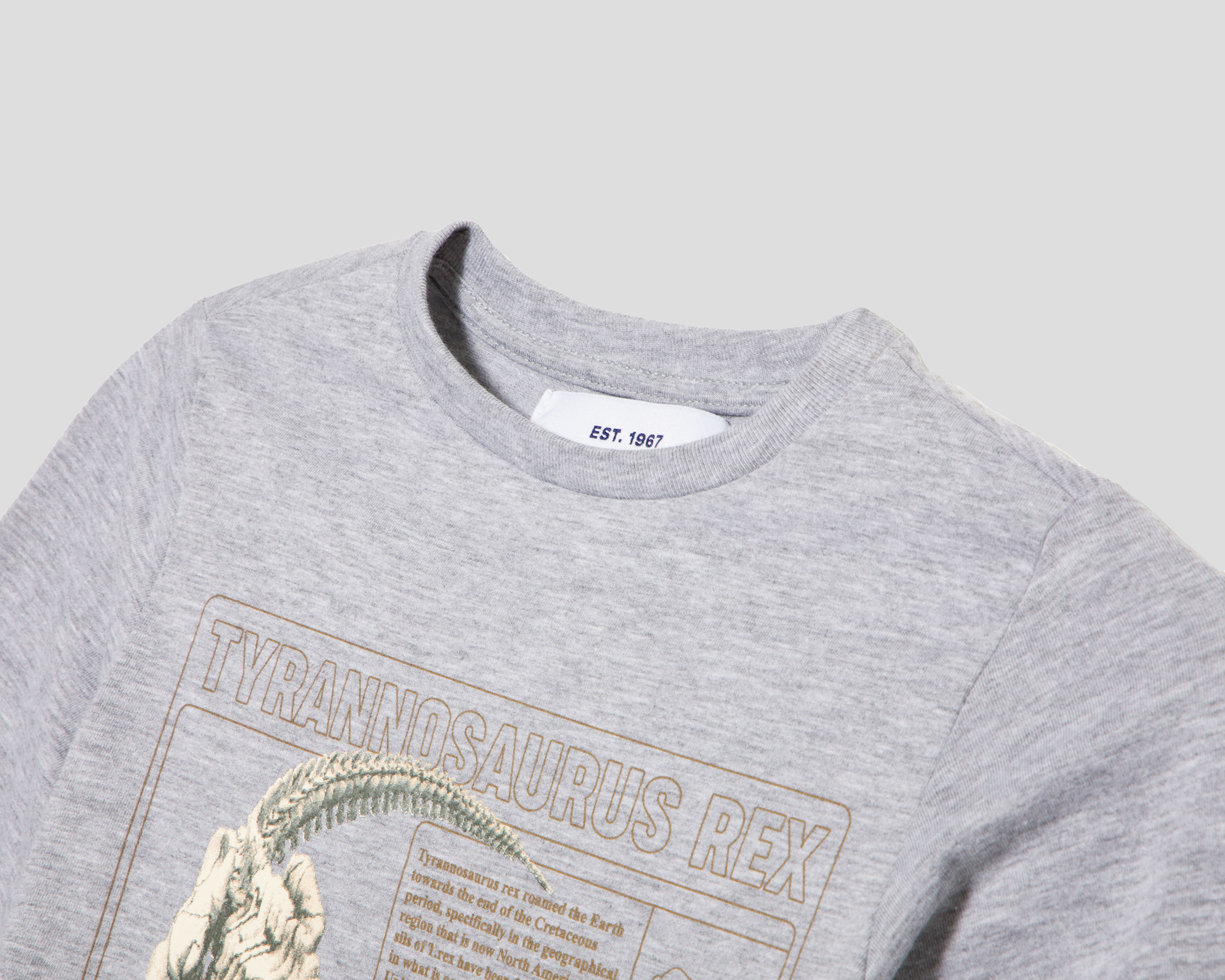 Foto 4 pulgar | Foto 3 | Playera Manga Larga Gris Refill para Niño