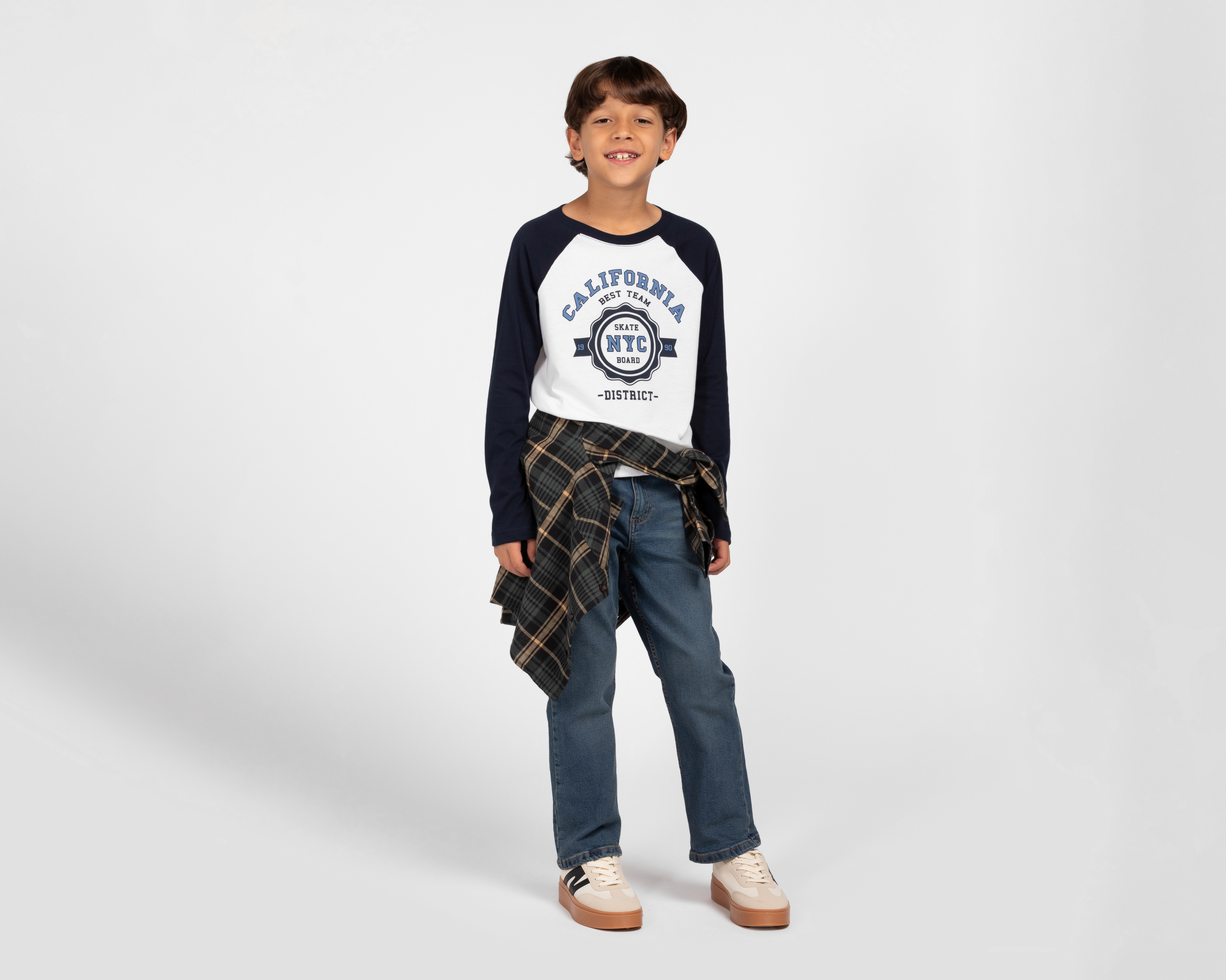 Foto 2 | Foto 2 | Playera de Cuello Redondo Multicolor Refill para Niño