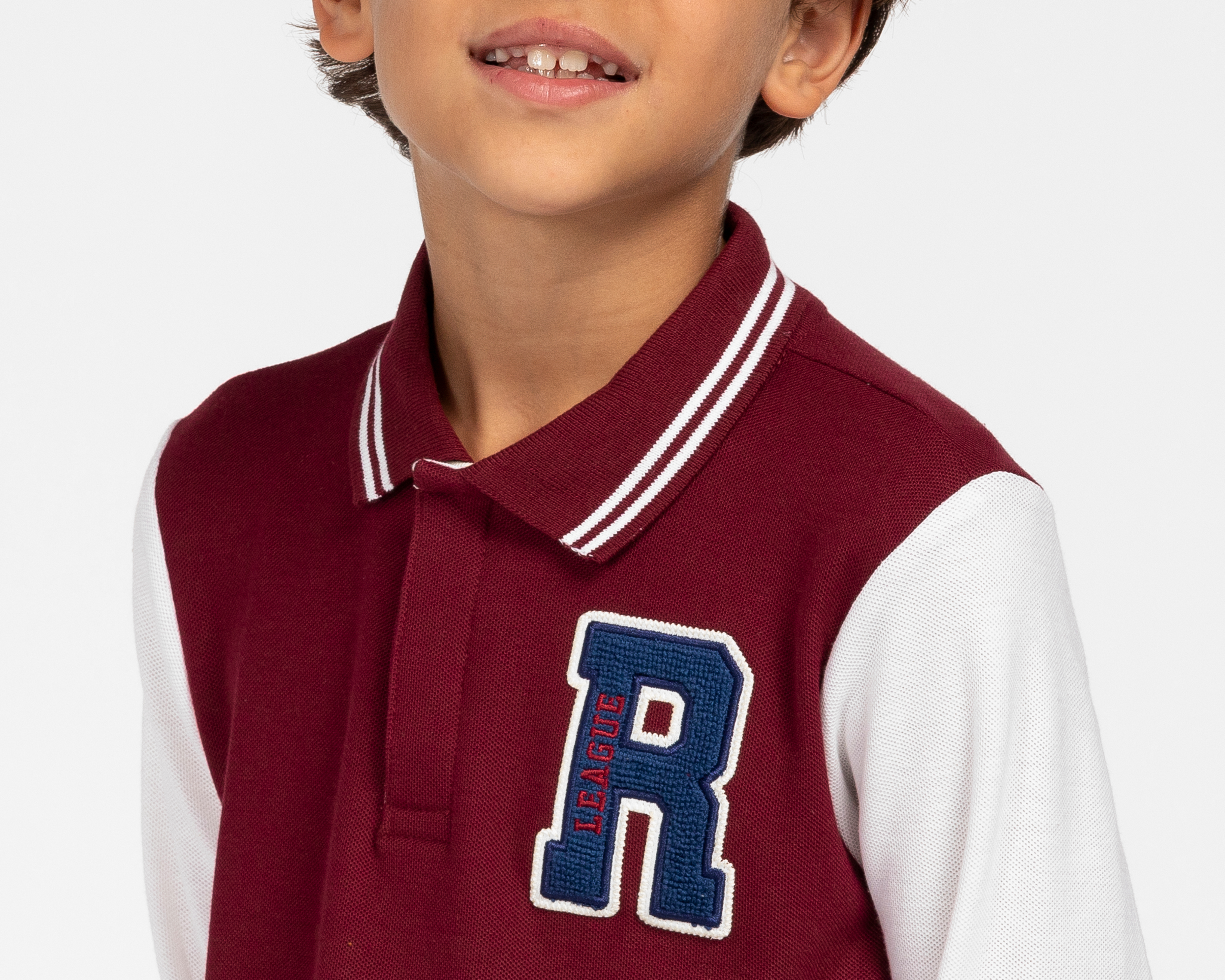 Foto 5 | Foto 4 | Playera de Manga Larga Vino Refill para Niño