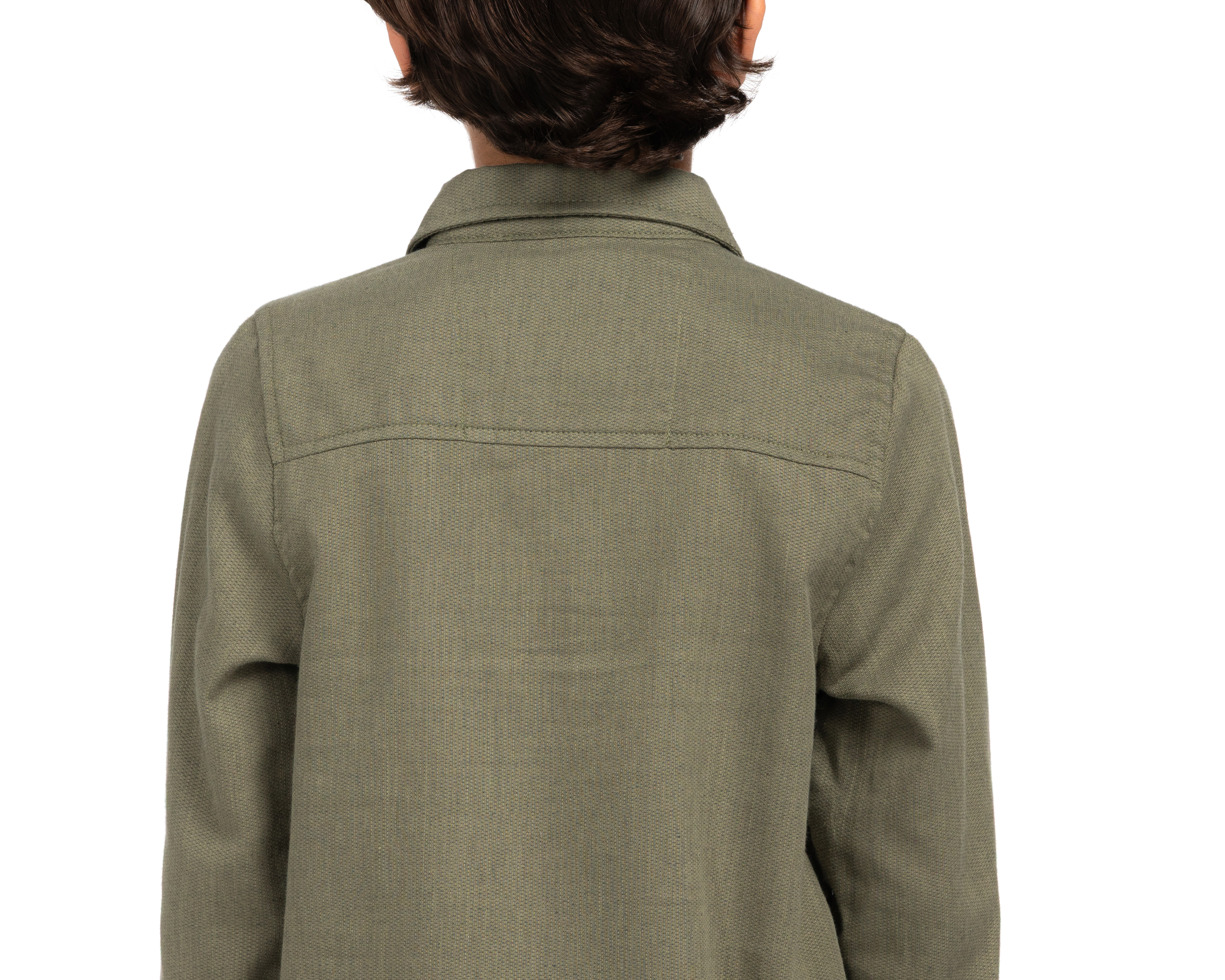 Foto 5 | Foto 5 | Camisa de Cuello Americano Verde Refill para Niño