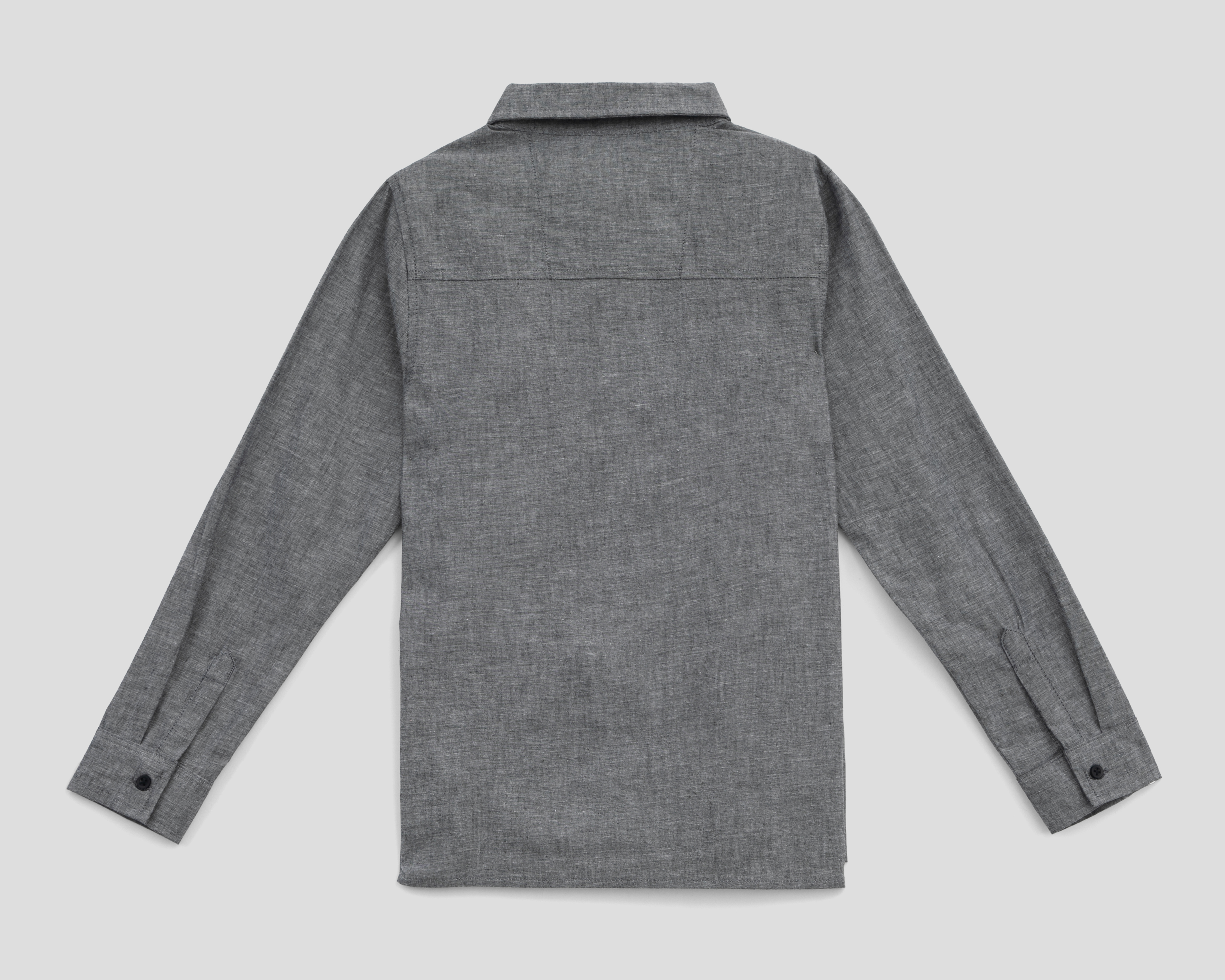 Foto 3 pulgar | Foto 2 | Camisa Manga Larga Gris Refill para Niño