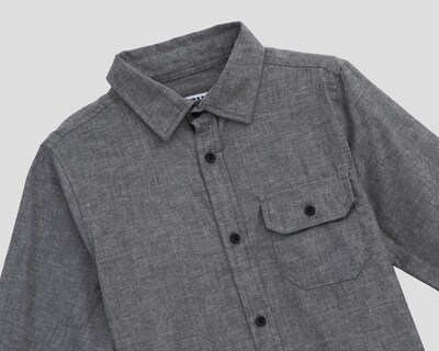 Foto 3 | Foto 3 | Camisa Manga Larga Gris Refill para Niño