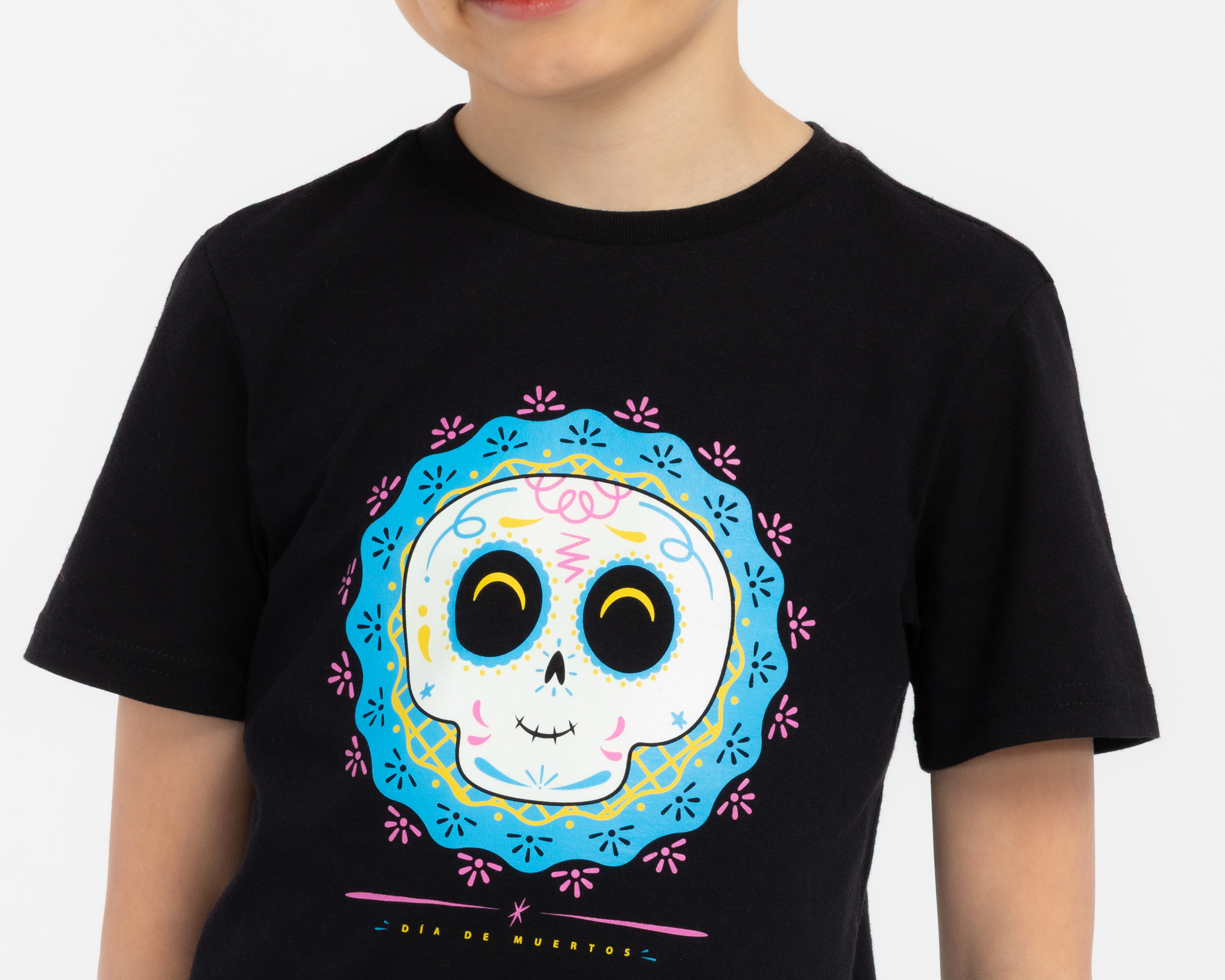 Foto 4 | Foto 4 | Playera de Cuello Redondo Negra Refill para Niño