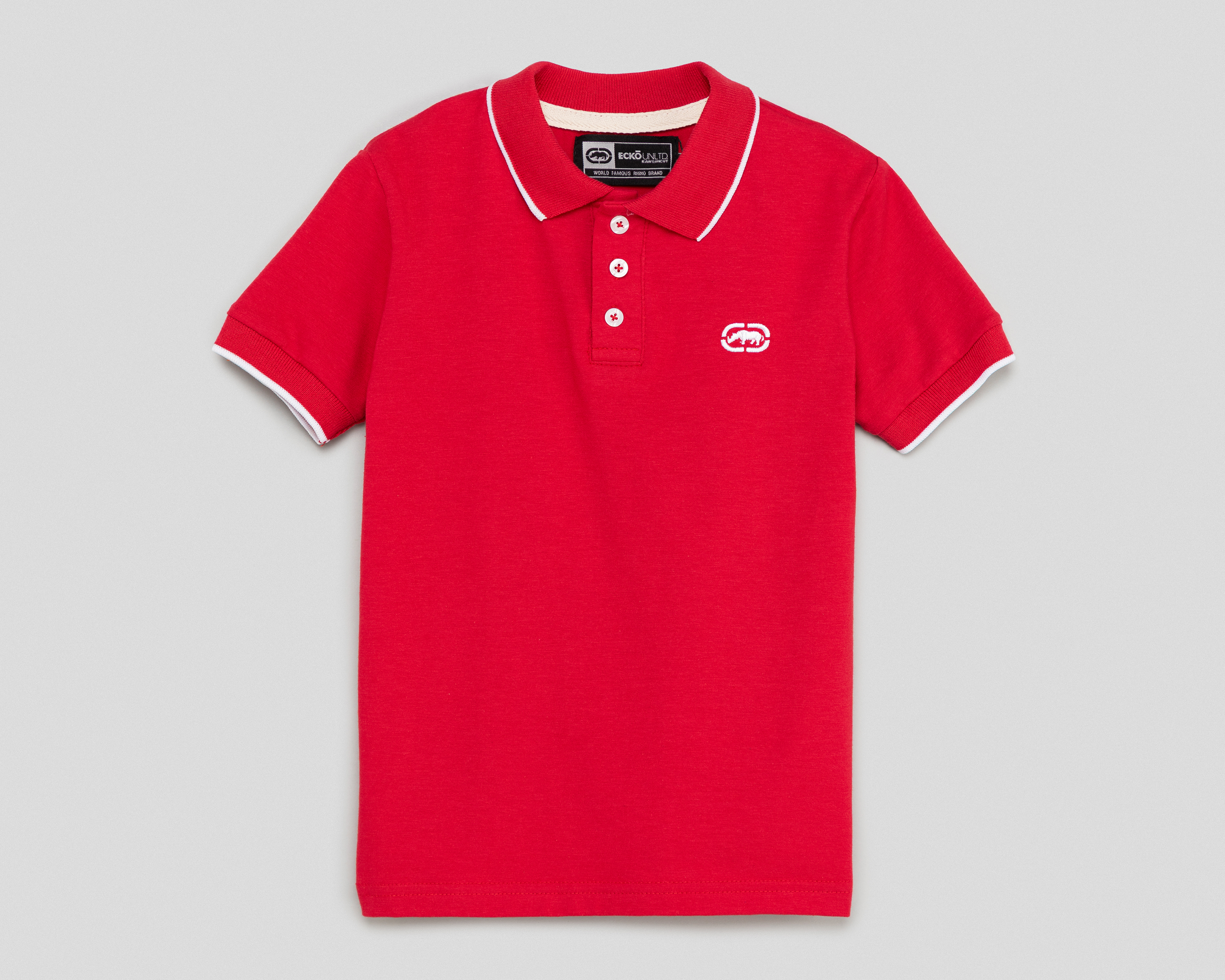 Playera Polo Ecko Unltd. Roja para Niño